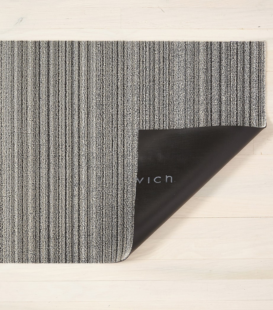 Skinny Stripe Shag Doormat (46cm x 71cm) BIRCH Image 2