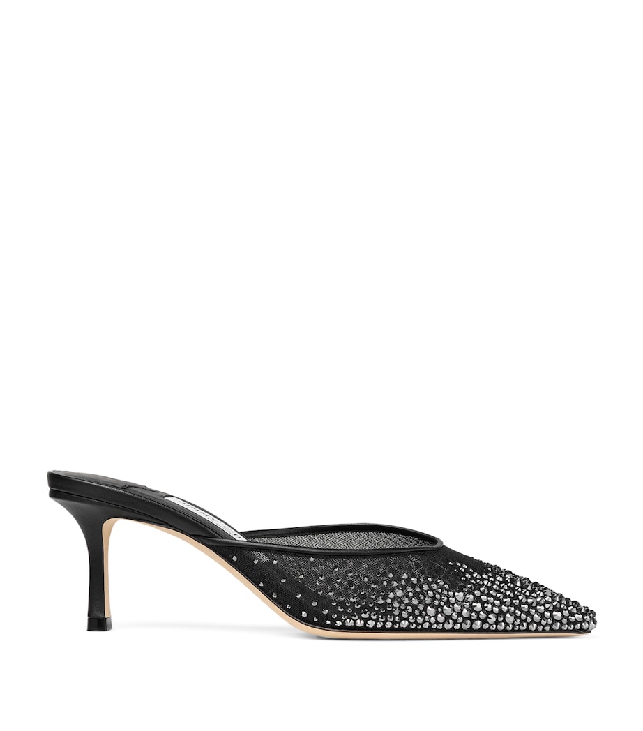 Vivi 65 Mesh Embellished Mules BLACK/SMOKE Image 1