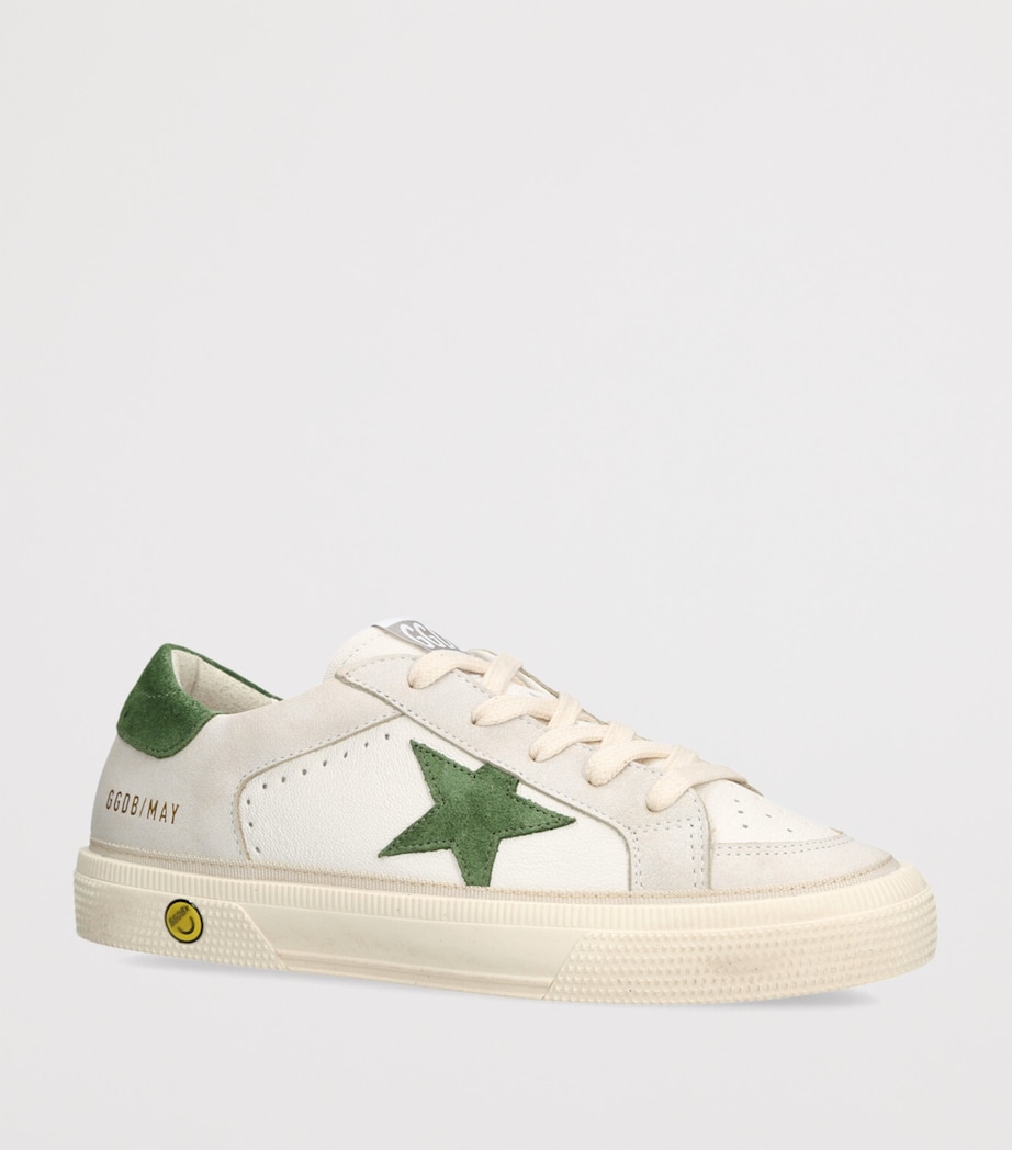 Leather May Sneakers GREEN OTH Image 3