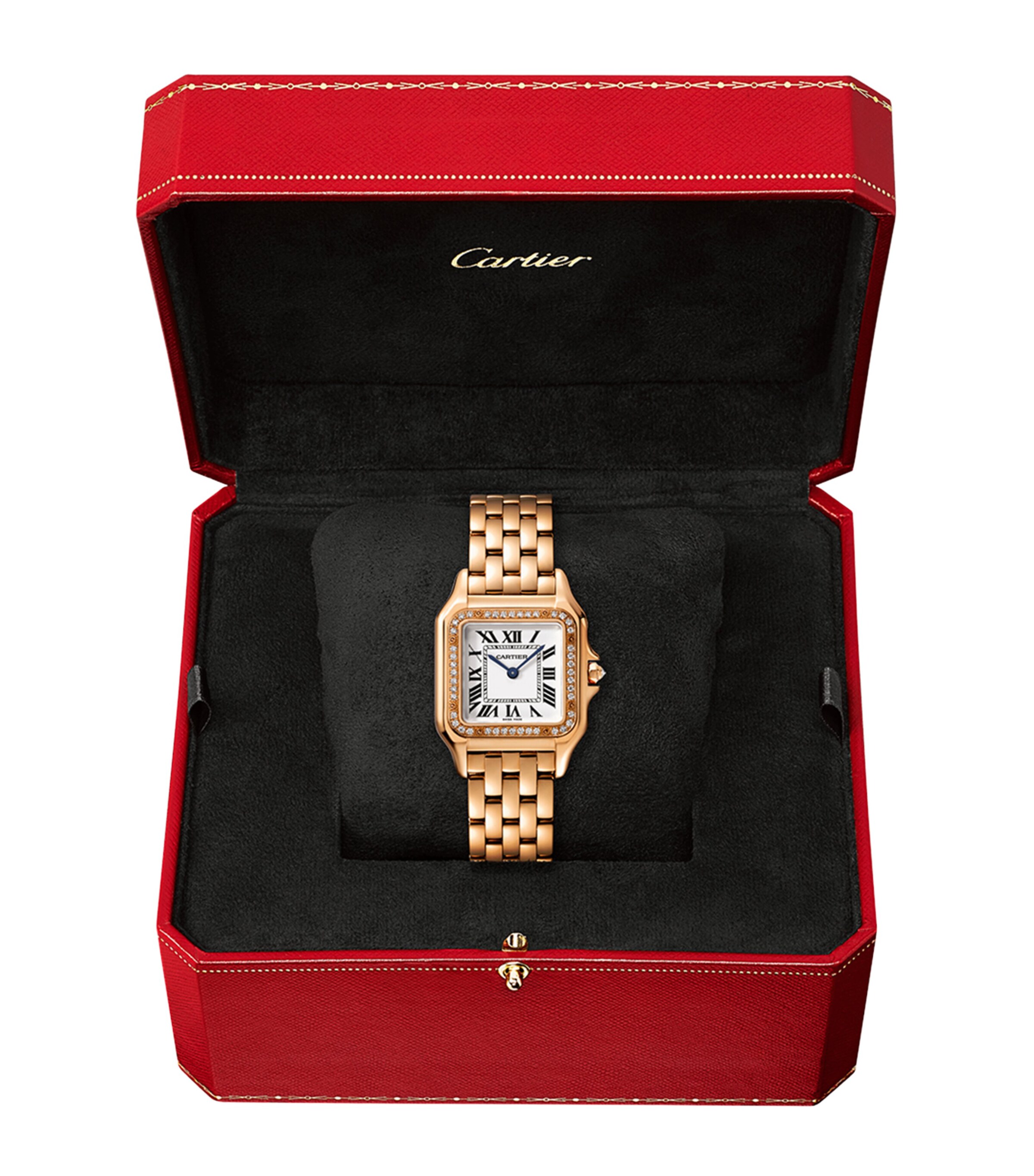 Cartier Medium Rose Gold and Diamond Panthère de Cartier Watch 27mm Rose Gold Image 7