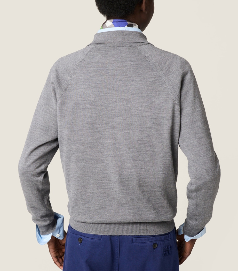 Miu Miu Womens Wool Polo Sweater Image 3