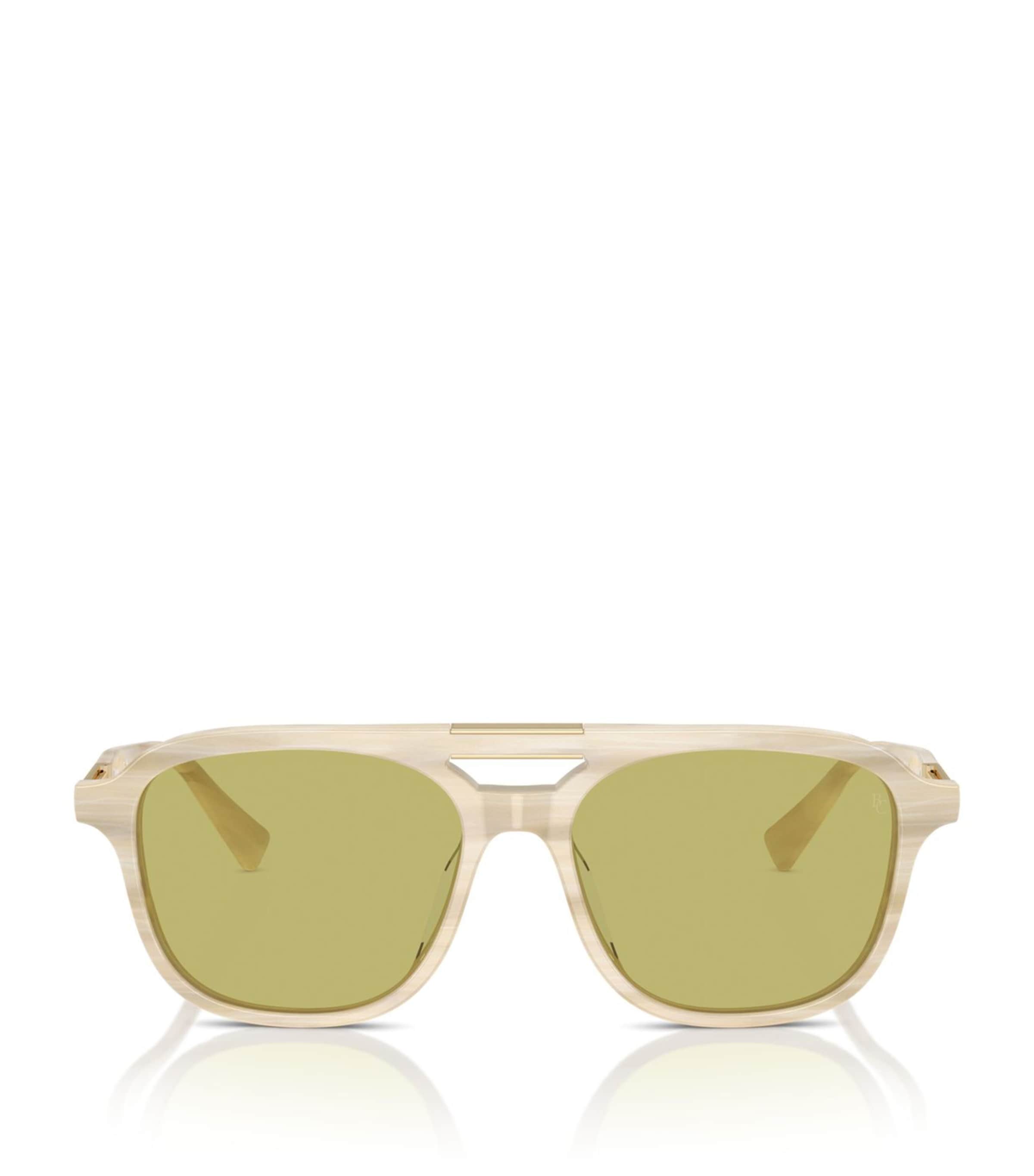 Brunello Cucinelli Acetate Bc4001s Sunglasses In Green
