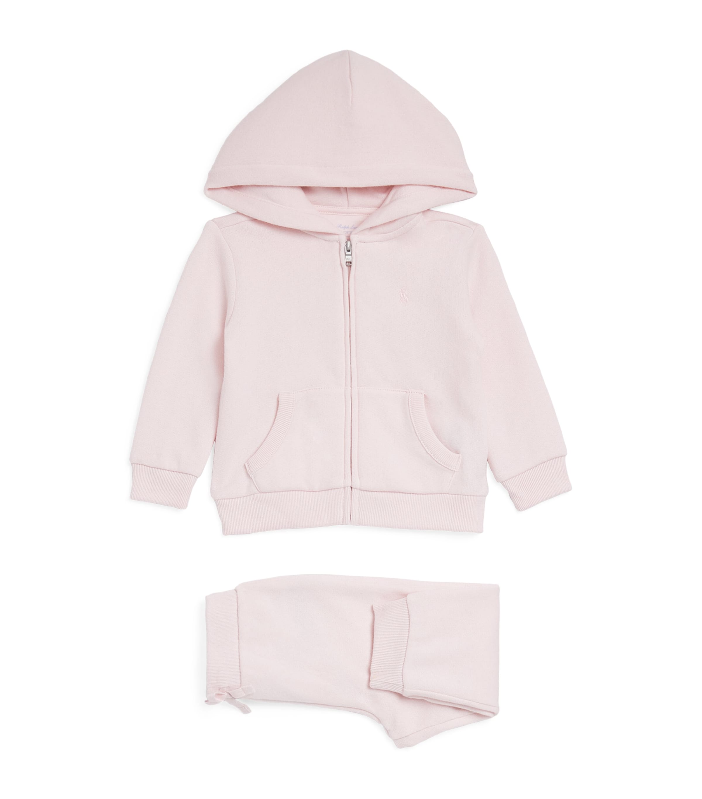 Polo Ralph Lauren Cotton-blend Hoodie And Sweatpants Set In Pink