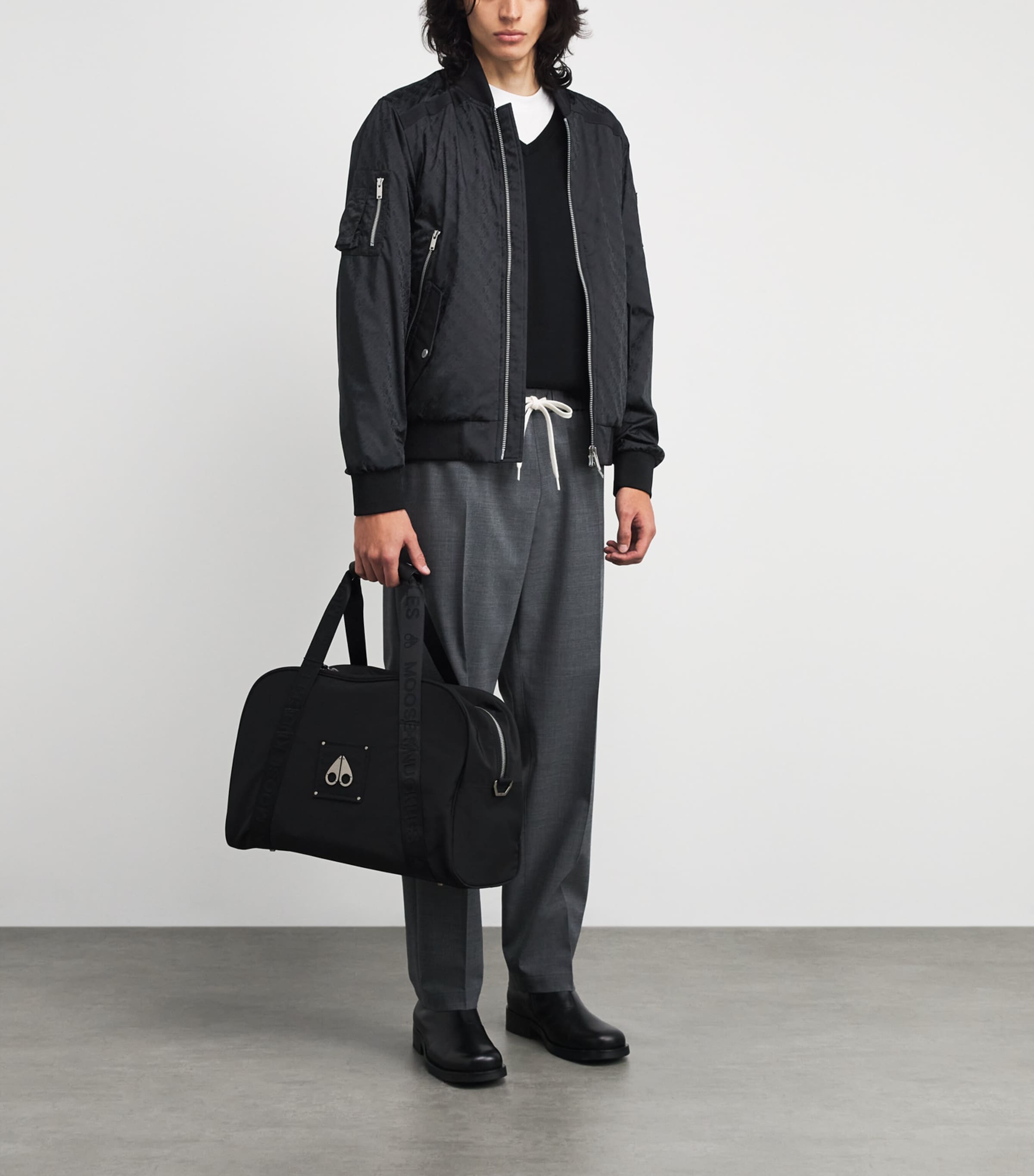 Monogram Courville Bomber Jacket 1121 BLACK MONO Image 2