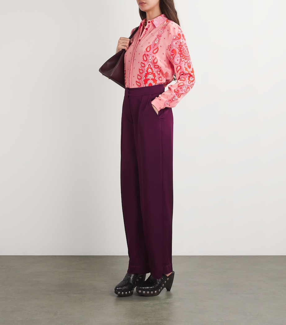Silk Printed Shirt X0872 Image 2