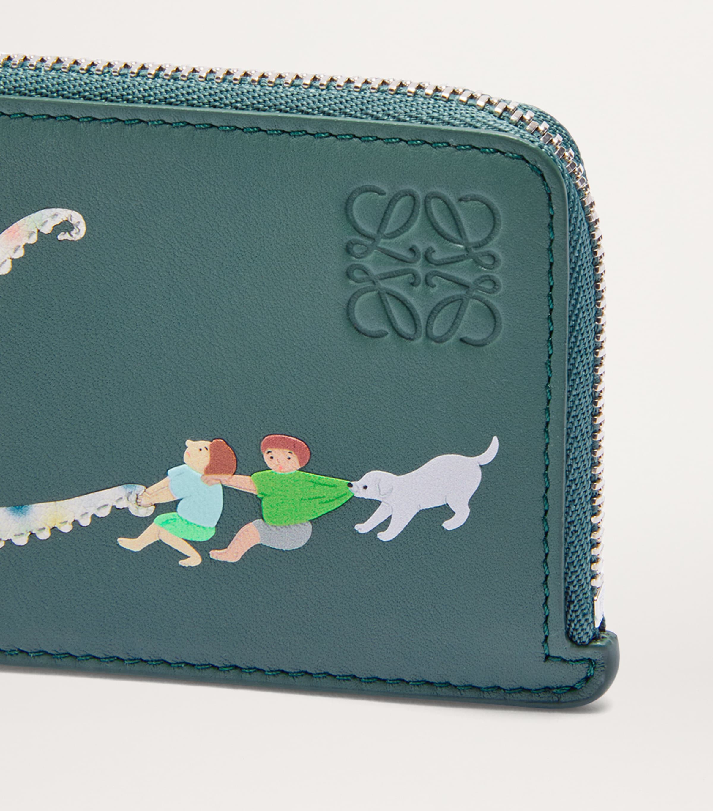 LOEWE x Suna Fujita Calfskin Zipped Card Holder | Harrods US