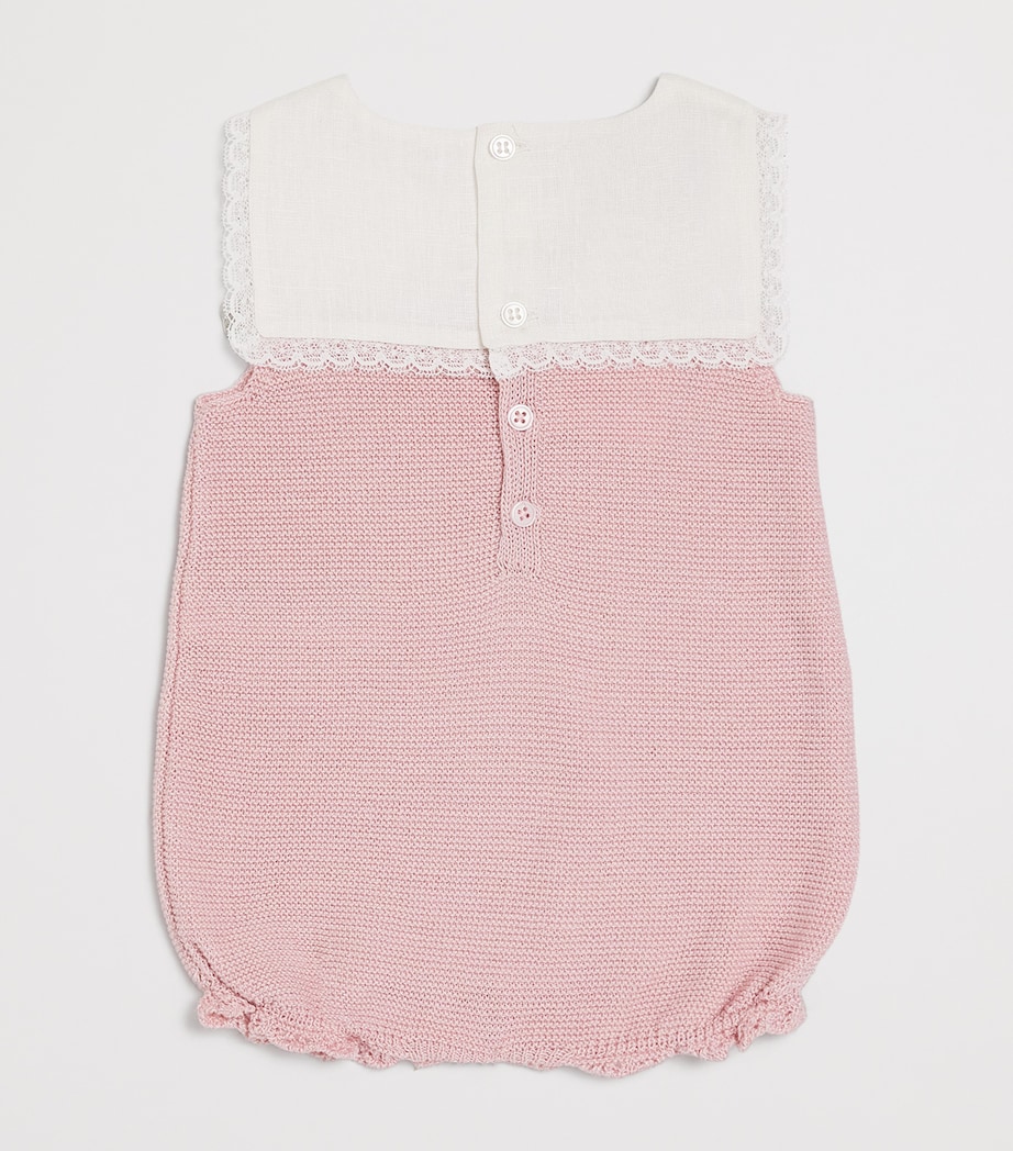 Cotton Alegra Knitted Bodysuit (1-12 Months) 37 H05 CHALK PINK Image 2