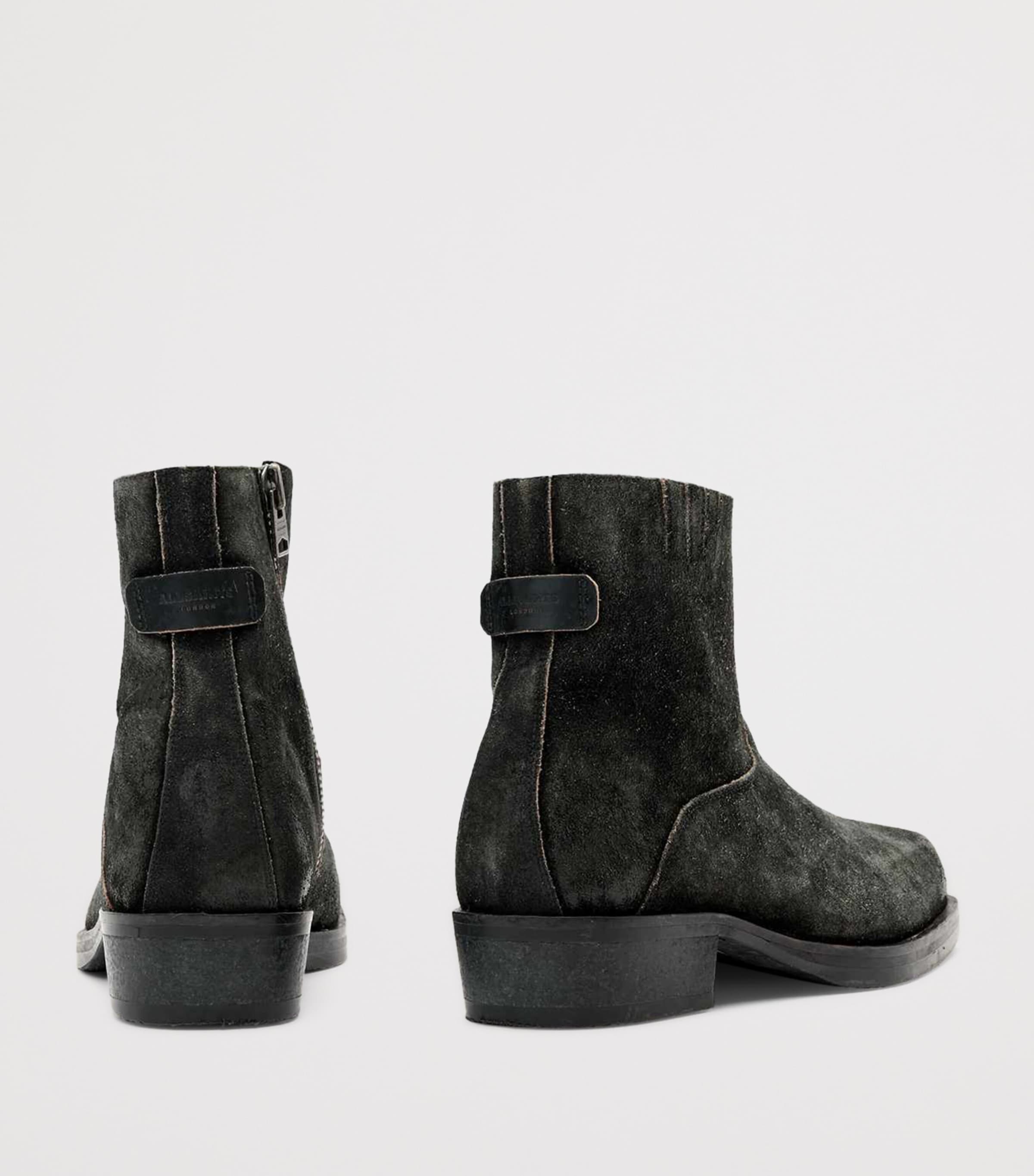 Suede Orla Ankle Boots CHARCOAL GREY Image 4