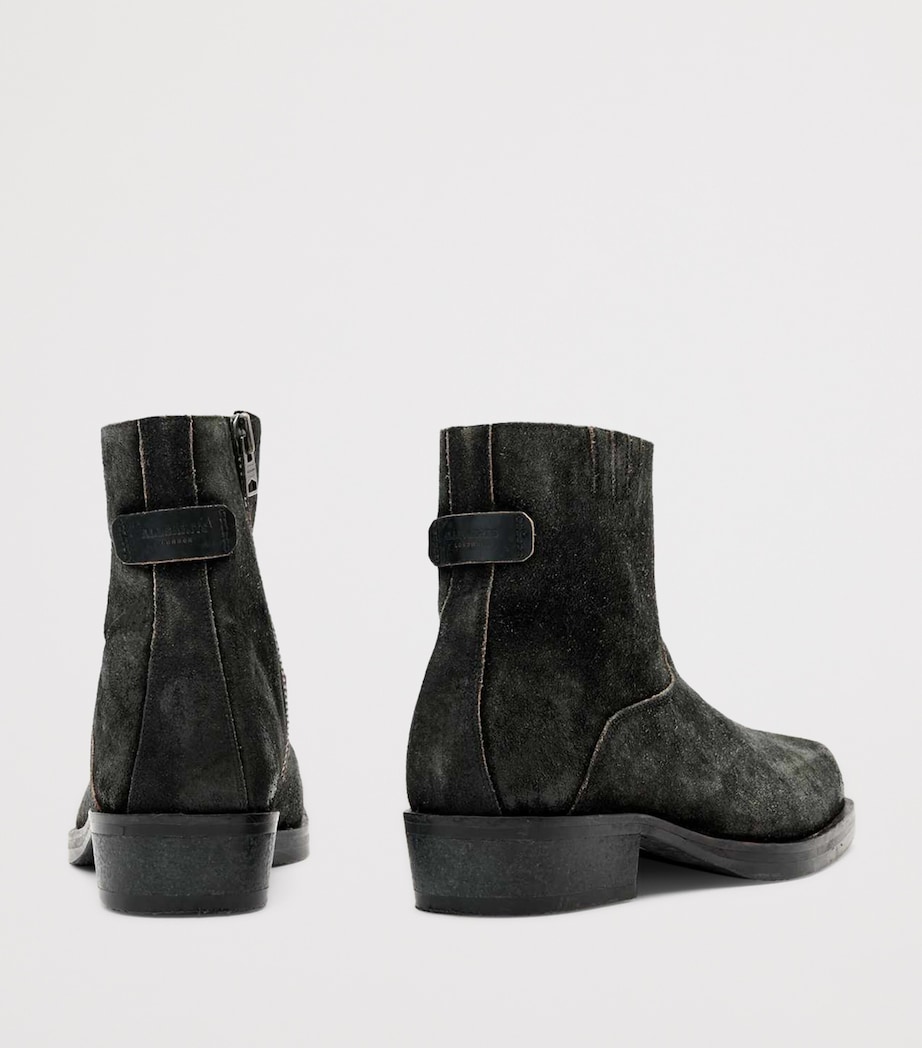 Suede Orla Ankle Boots CHARCOAL GREY Image 4