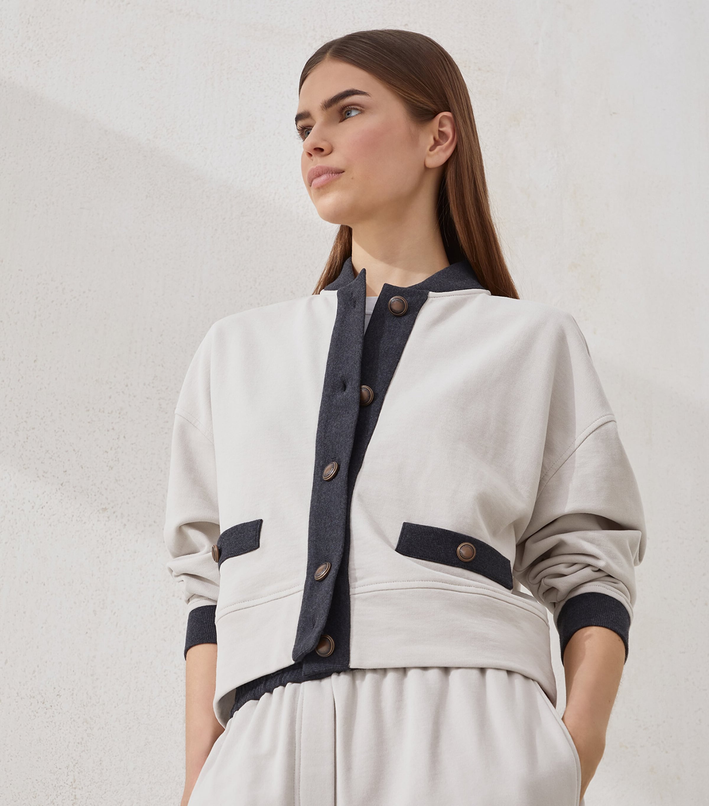 Cotton Terry Cardigan CRY36 Image 5