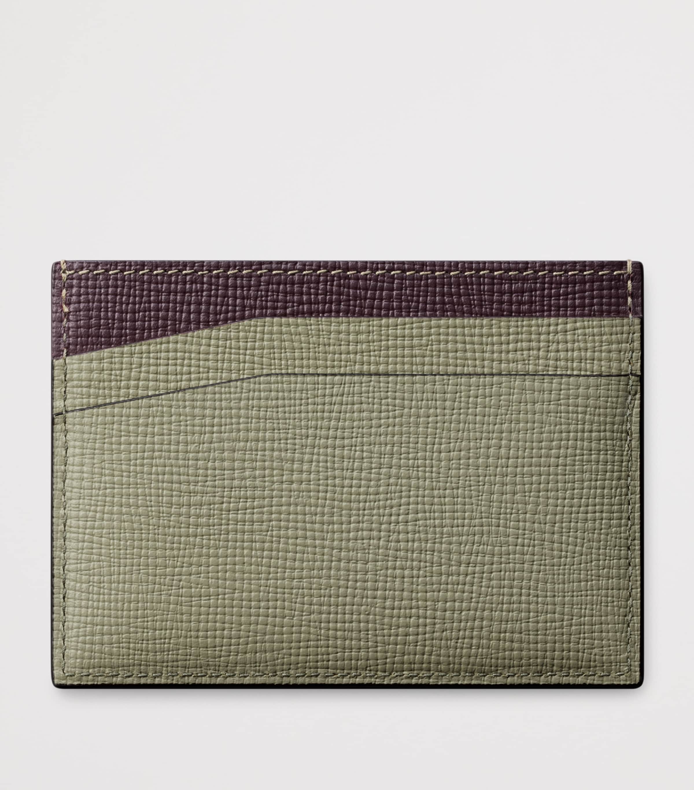Cartier Leather Losange Card Holder Pistachio/ebony Image 3