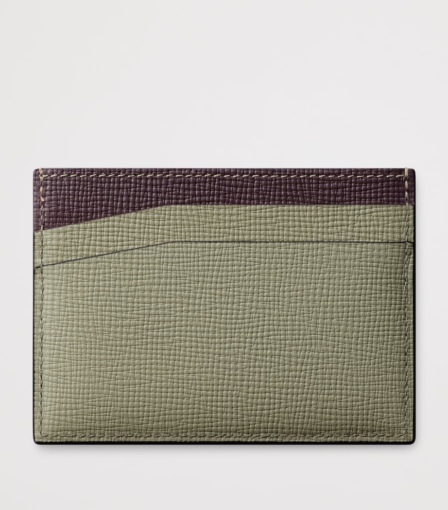 Cartier Leather Losange Card Holder Pistachio/ebony Image 3