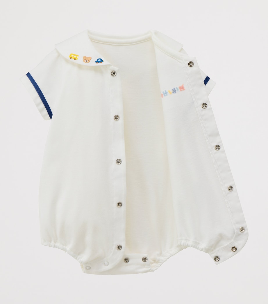 Miki House Cotton Embroidered Bodysuit (6-24 Months) Image 2