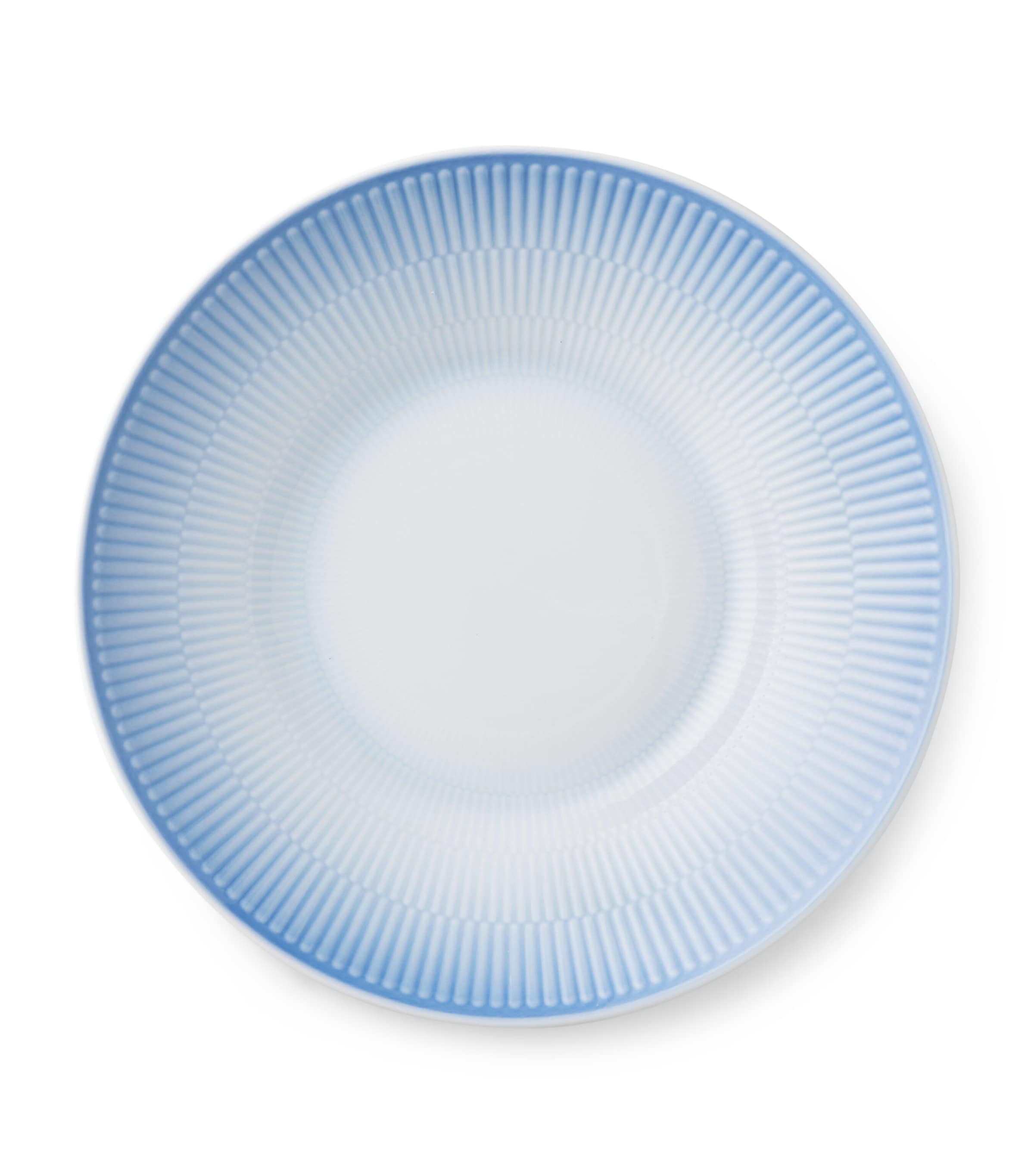 Royal Copenhagen Porcelain Iris Deep Plate (24cm) Blue Image 1