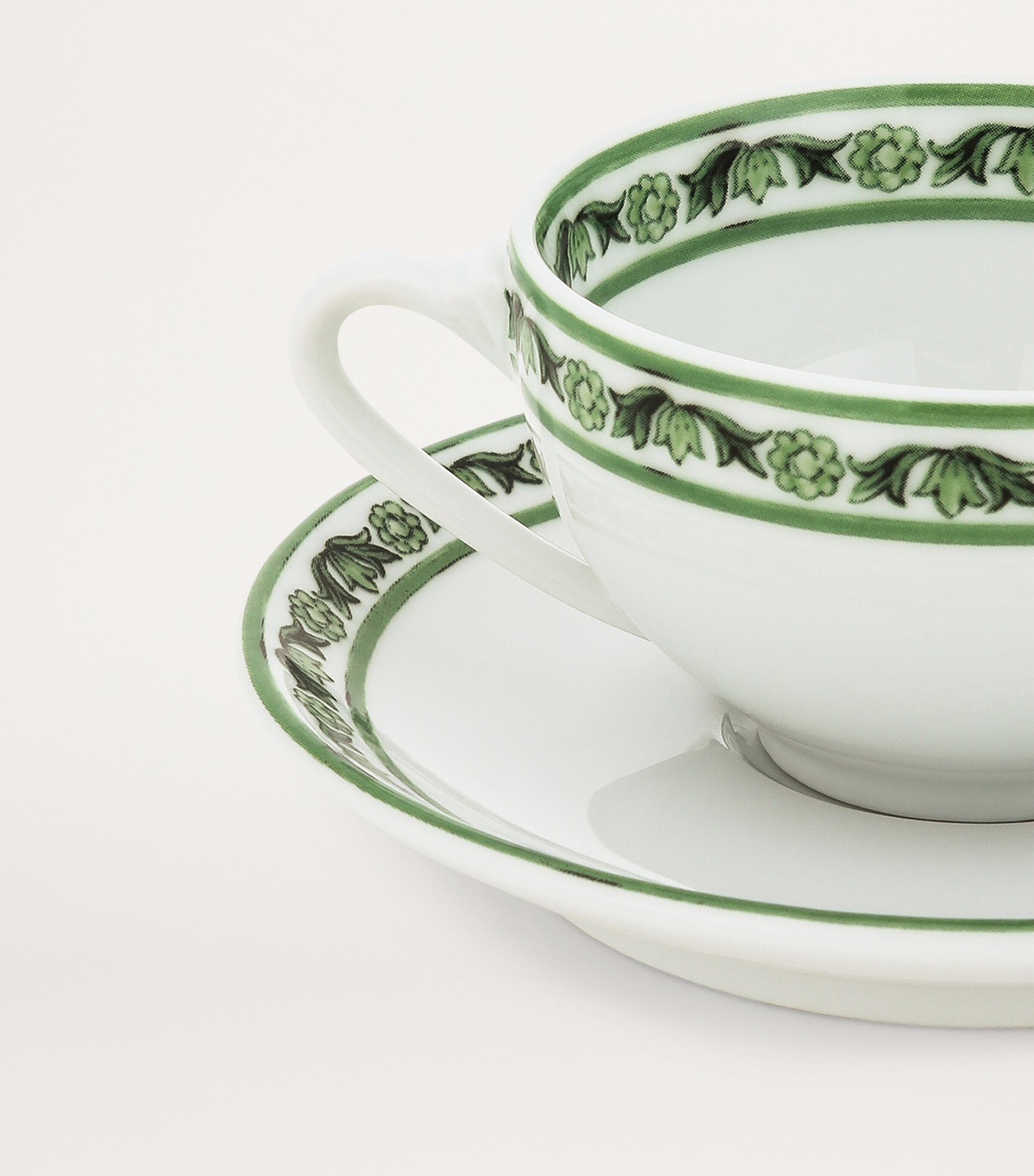 Dolce&Gabbana Casa Coffee Cup and Saucer Verde Maiolica Image 5