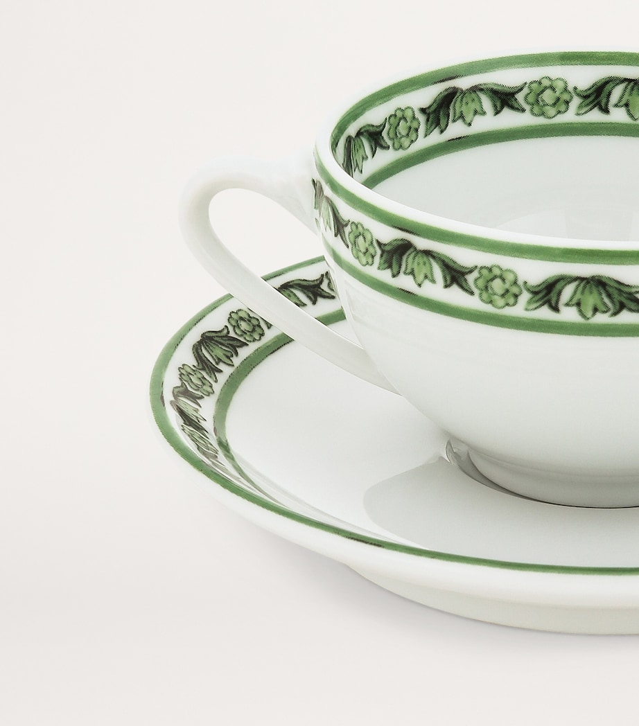 Set of 2 Coffee Cups and Saucers UV028-VERDE MAIOLICA Image 5