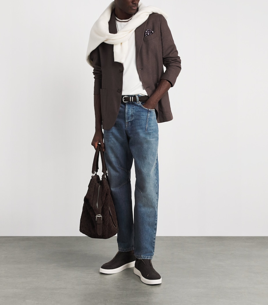 Eleventy Mens Relax Straight Jeans Zucchero Image 2