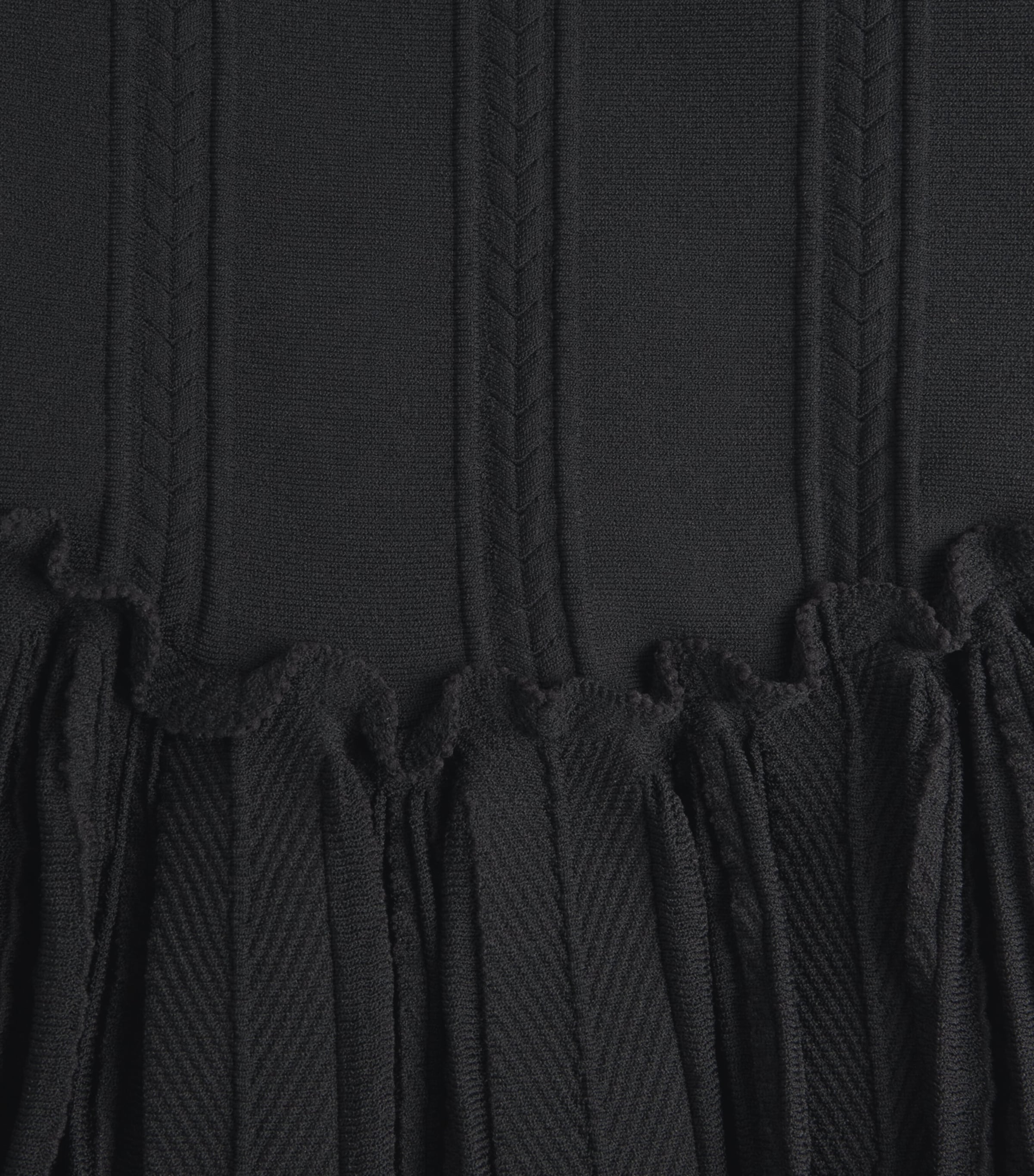 Sandro Paris Womens Knitted Mini Dress Black Image 6