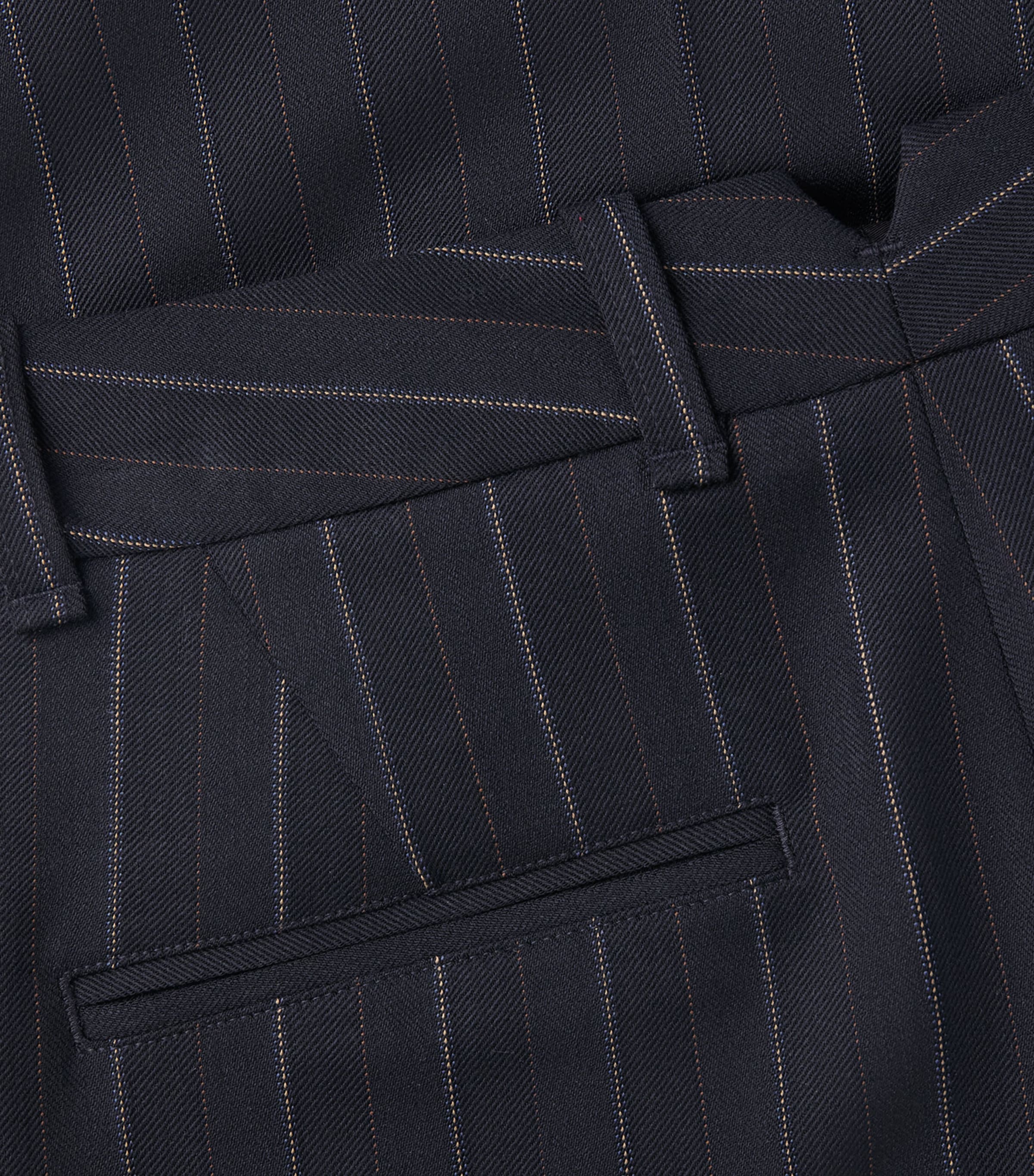 Rag & Bone Womens Pinstripe Wide-Leg Trousers Nvyst Image 6