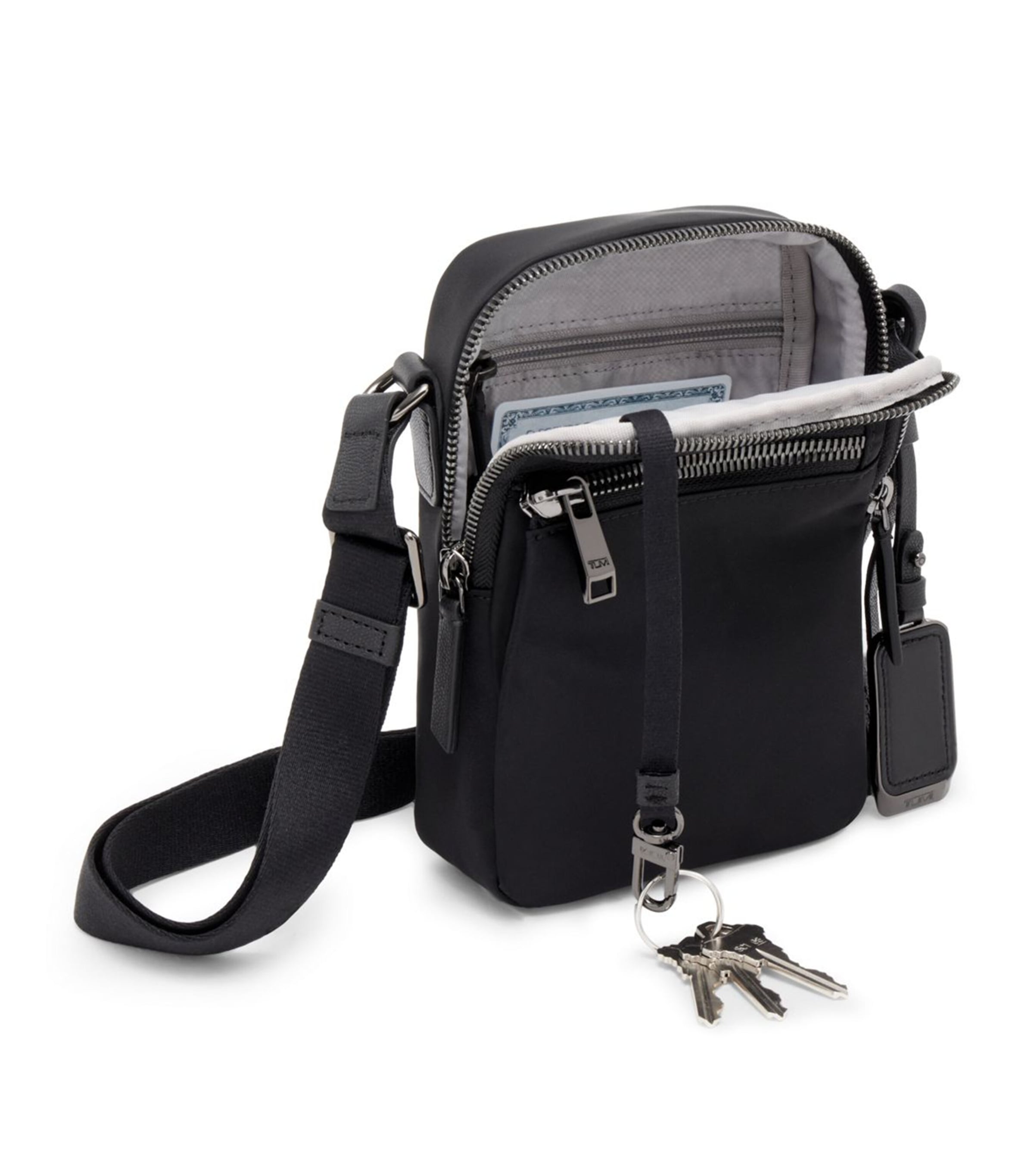 Nylon Voyageur Persia Cross-Body Bag BLACK GUNMETAL T522 Image 2