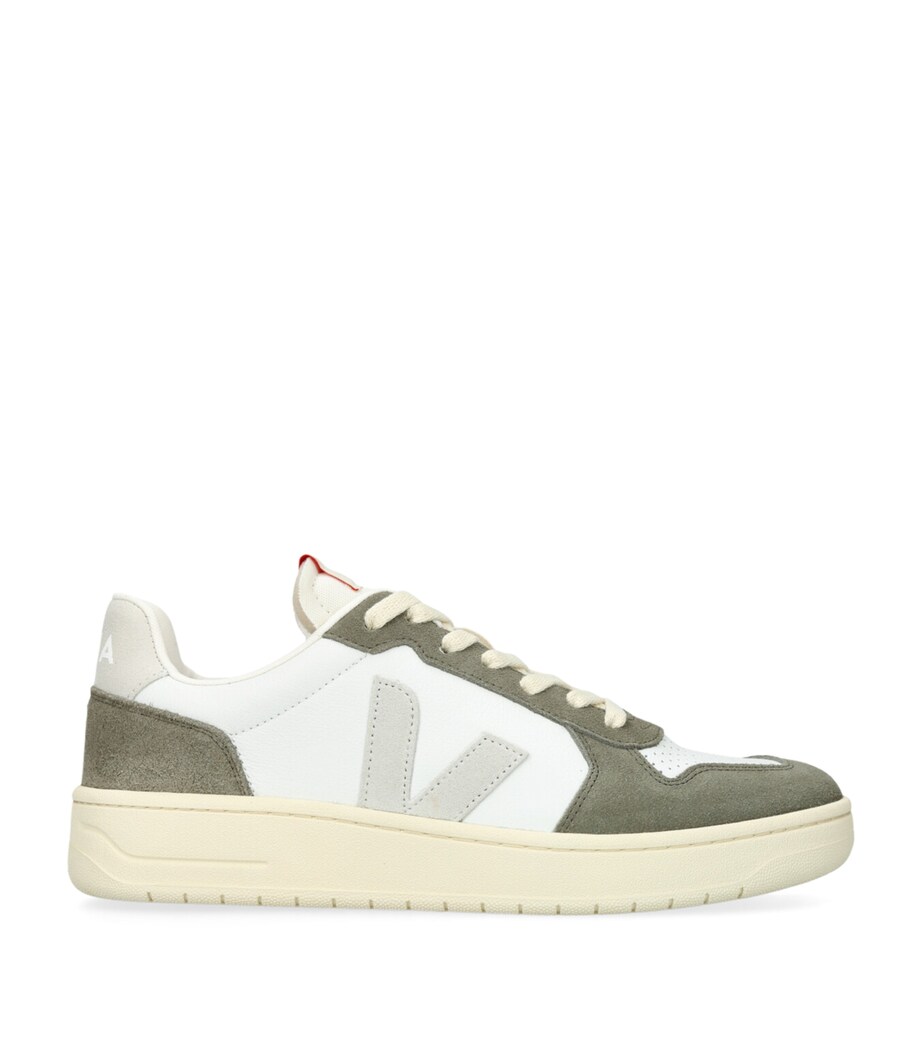 Veja Leather V-82 Sneakers Green Comb Image 1