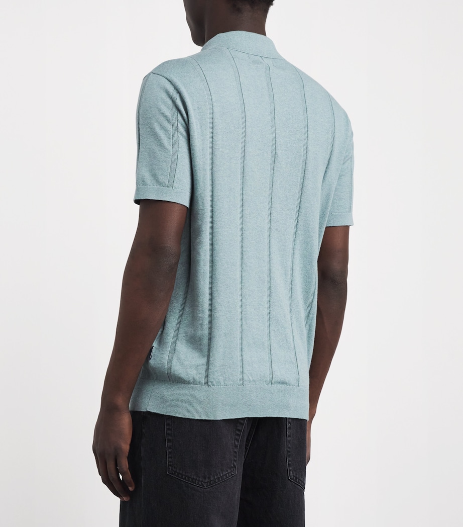 Cotton Wellburn Polo Shirt SLATEBU64 Image 4