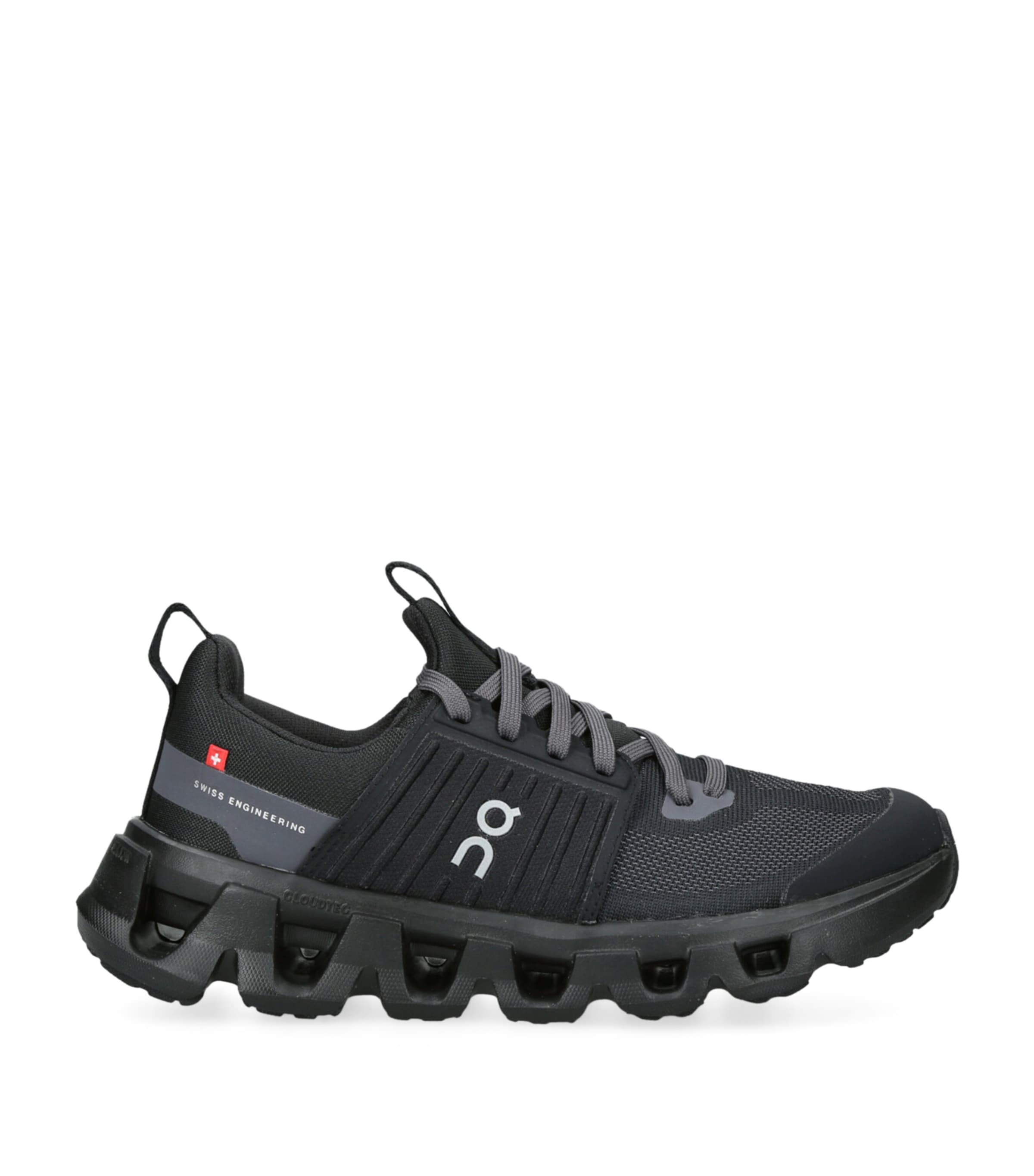 On Running Kids Cloudswift Trainers In Black