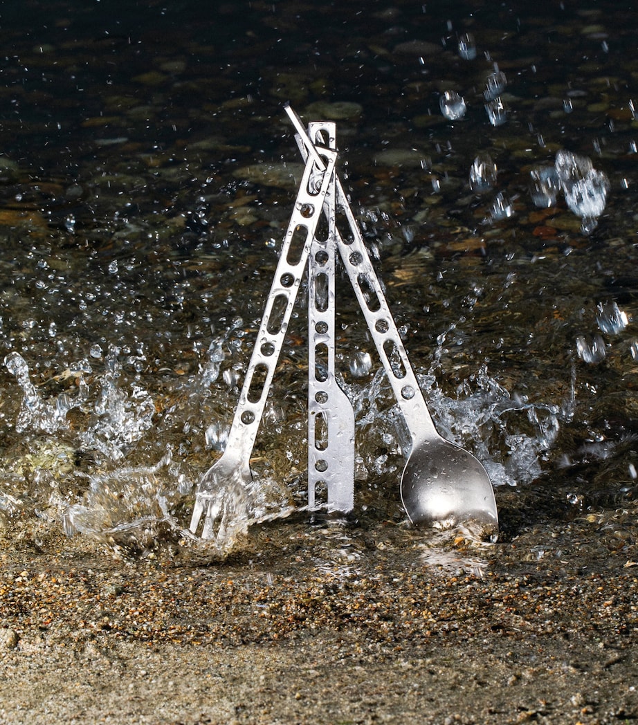 x Virgil Abloh Occasional Object Stainless Steel Cutlery Set SILVER Image 9