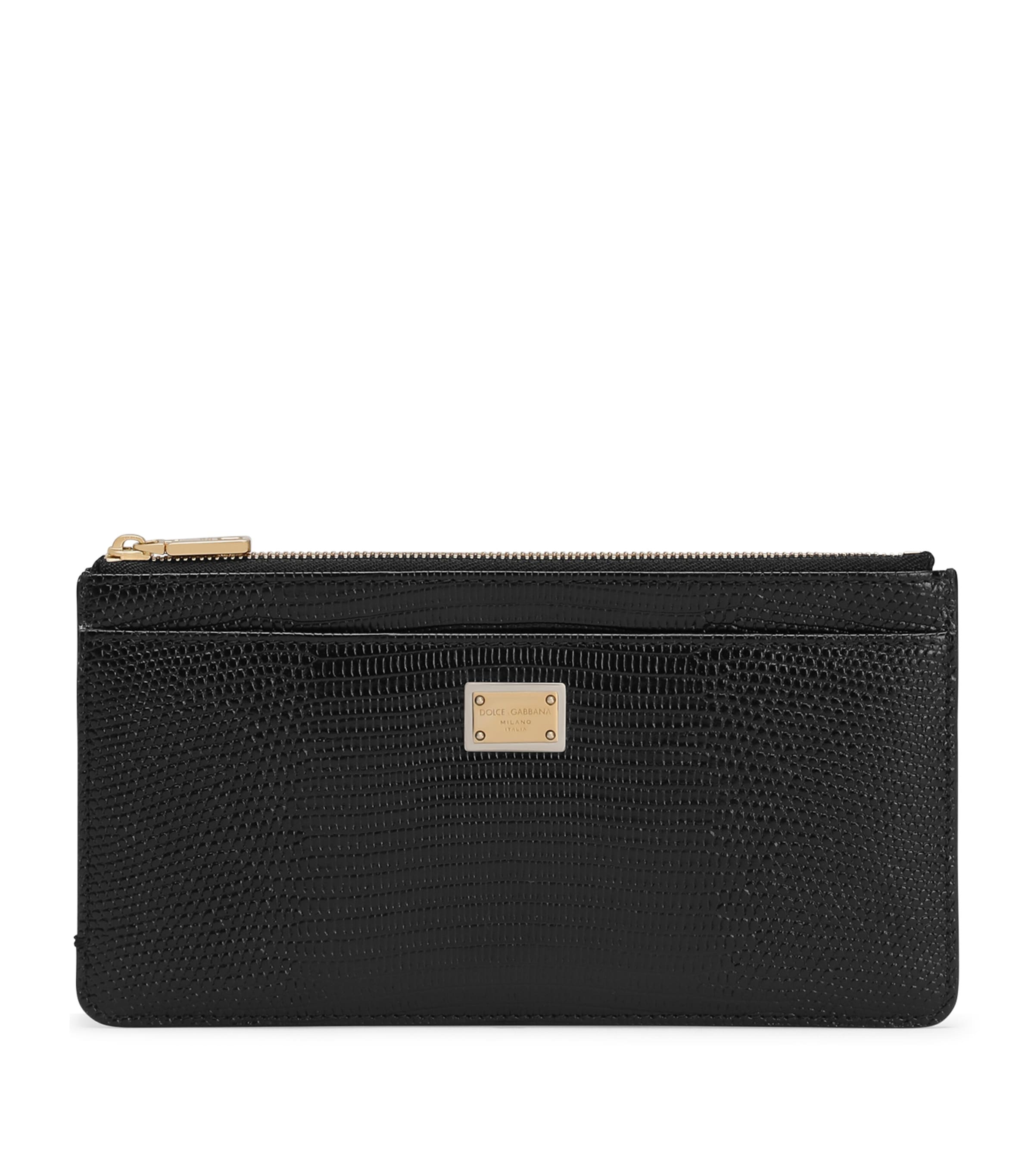 Dolce & Gabbana Card Holder With Logo Plaque Dolce E Gabbana In Black