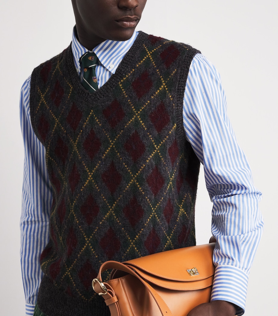 Wool-Cashmere Sweater Vest GREY Image 6