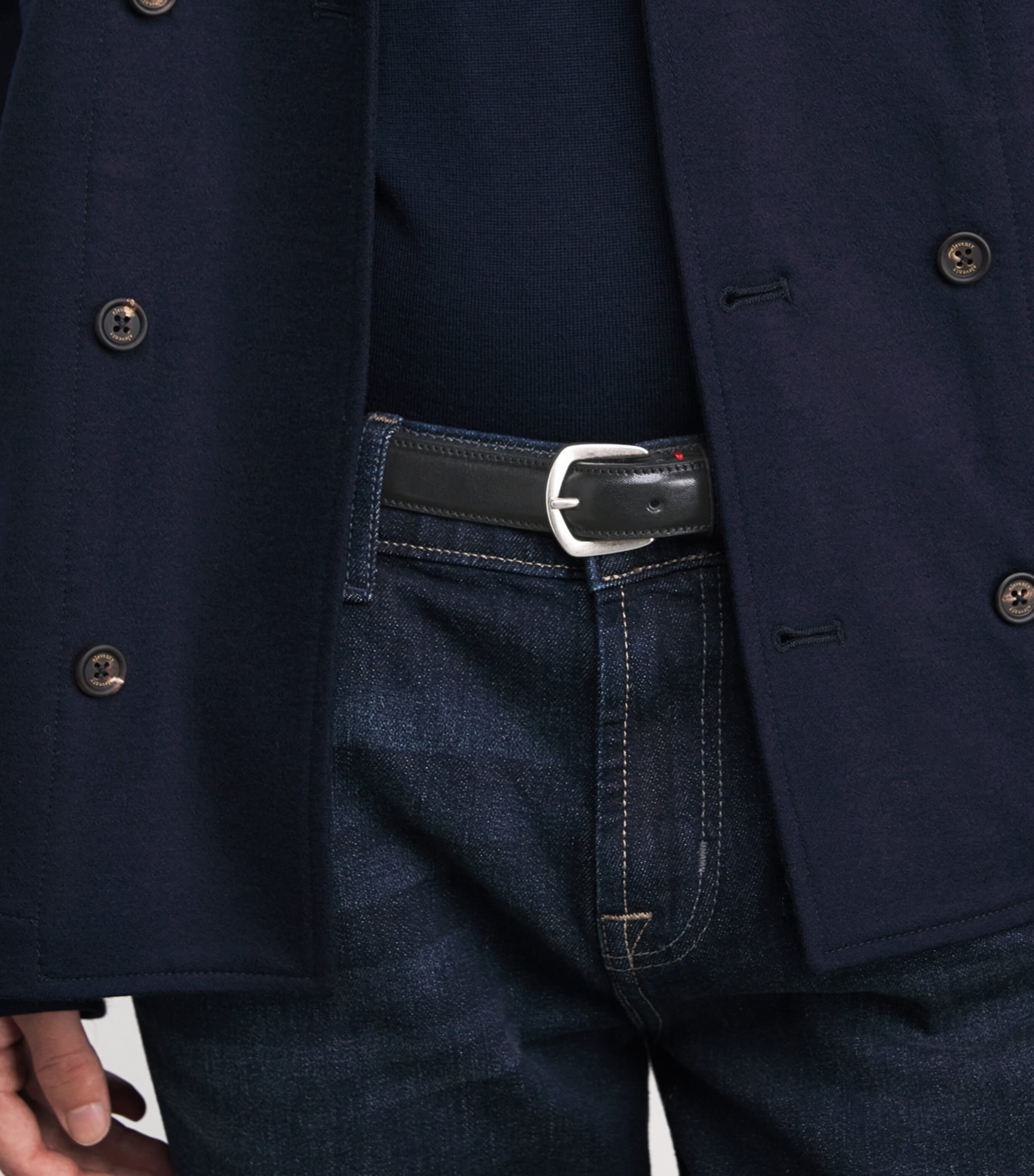 Leather Belt NERO Image 2