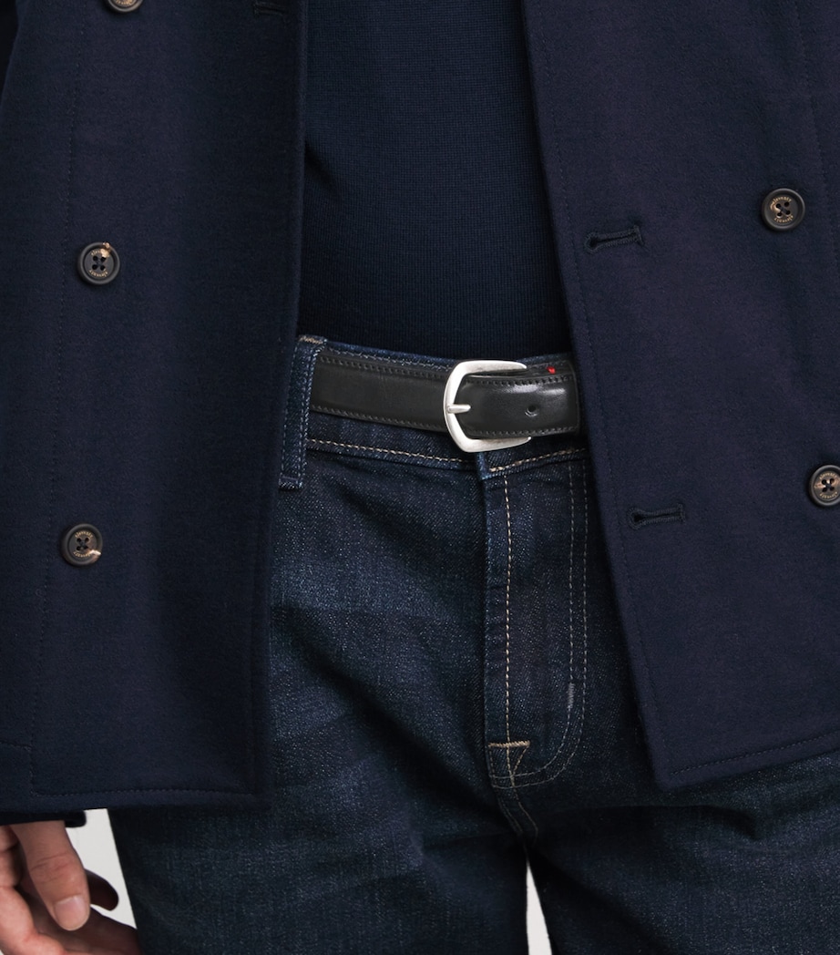 Leather Belt NERO Image 2