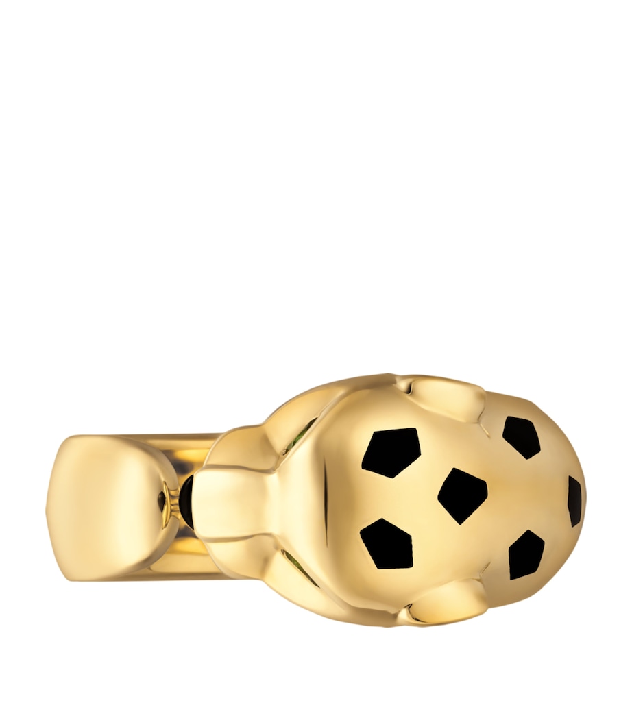 Yellow Gold, Tsavorite and Onyx Panthère de Cartier Ring YELLOW GOLD Image 4
