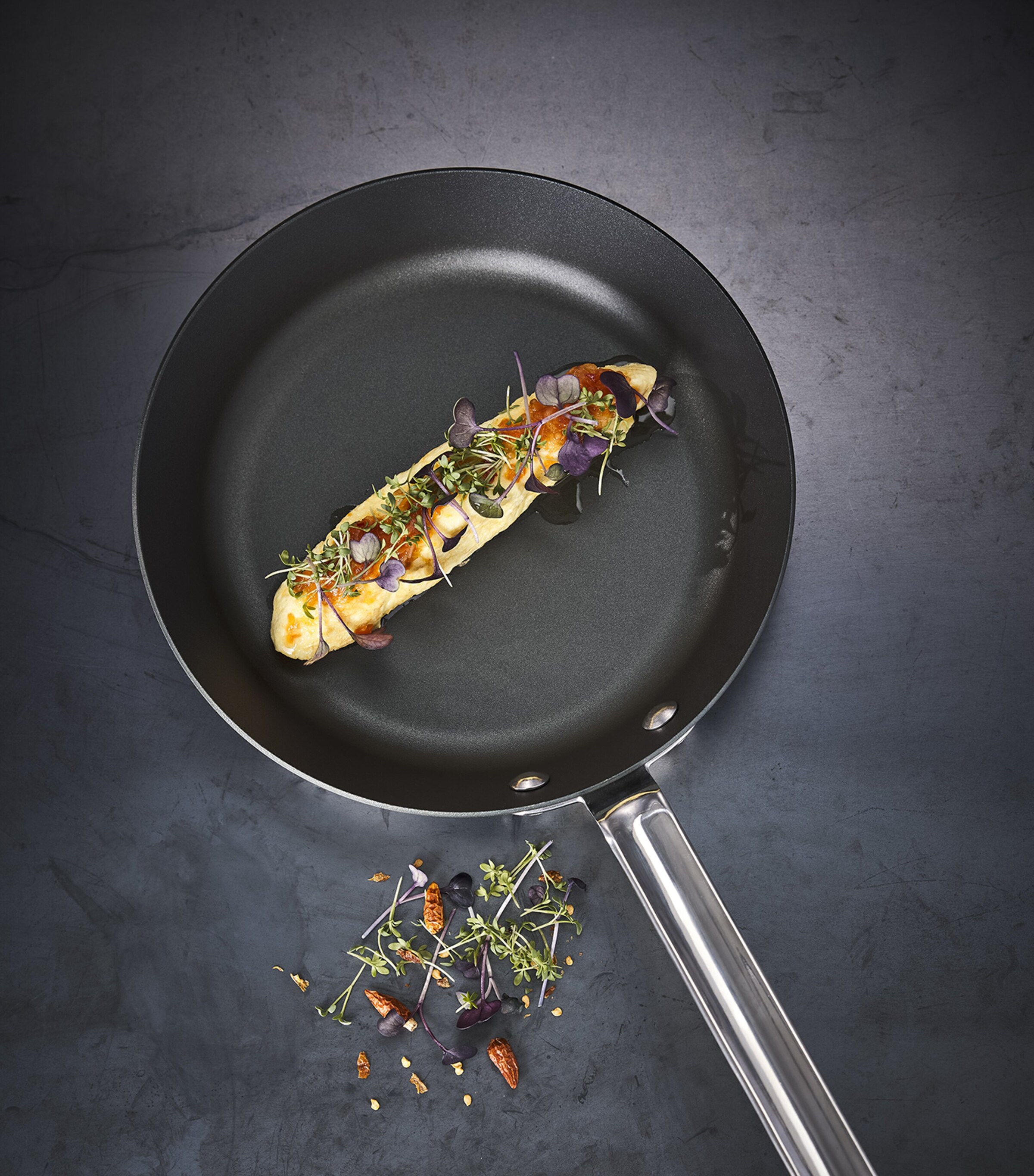 Scanpan Black Iron Frying Pan (22cm) Black Image 3
