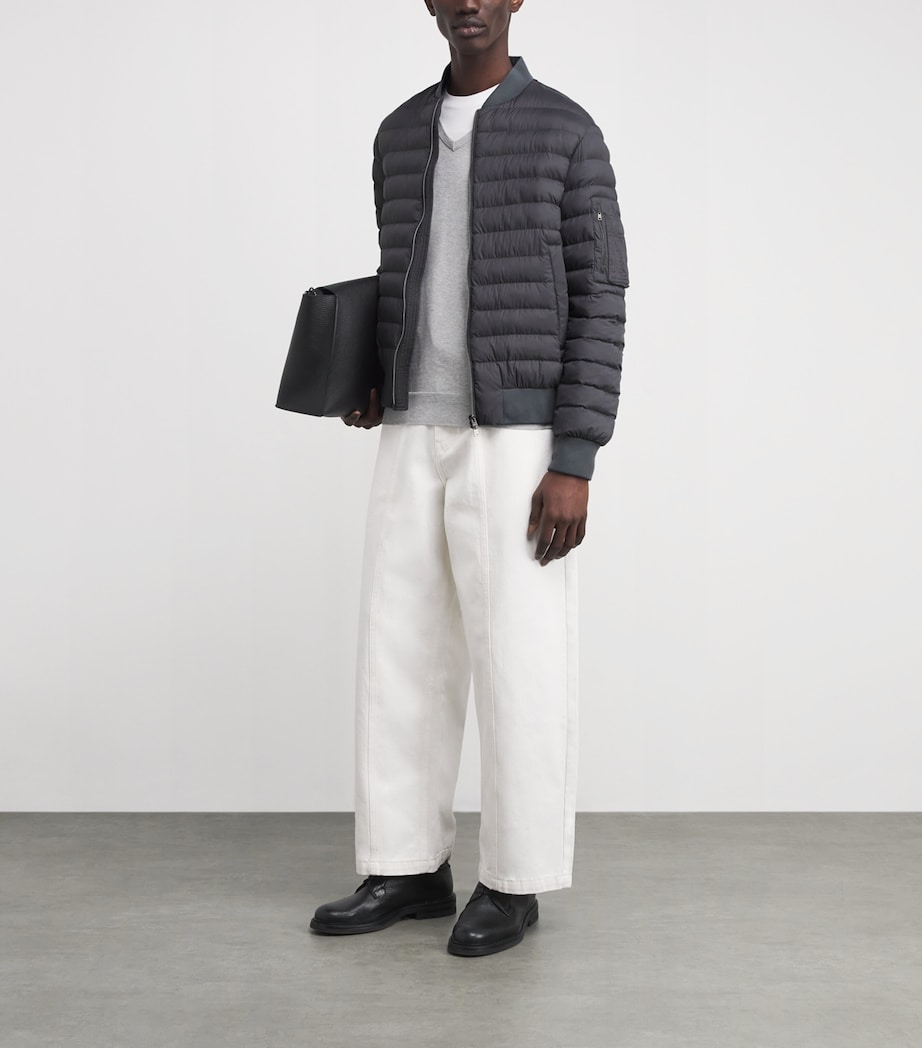 Quilted Bomber Jacket GA 9480 Image 2