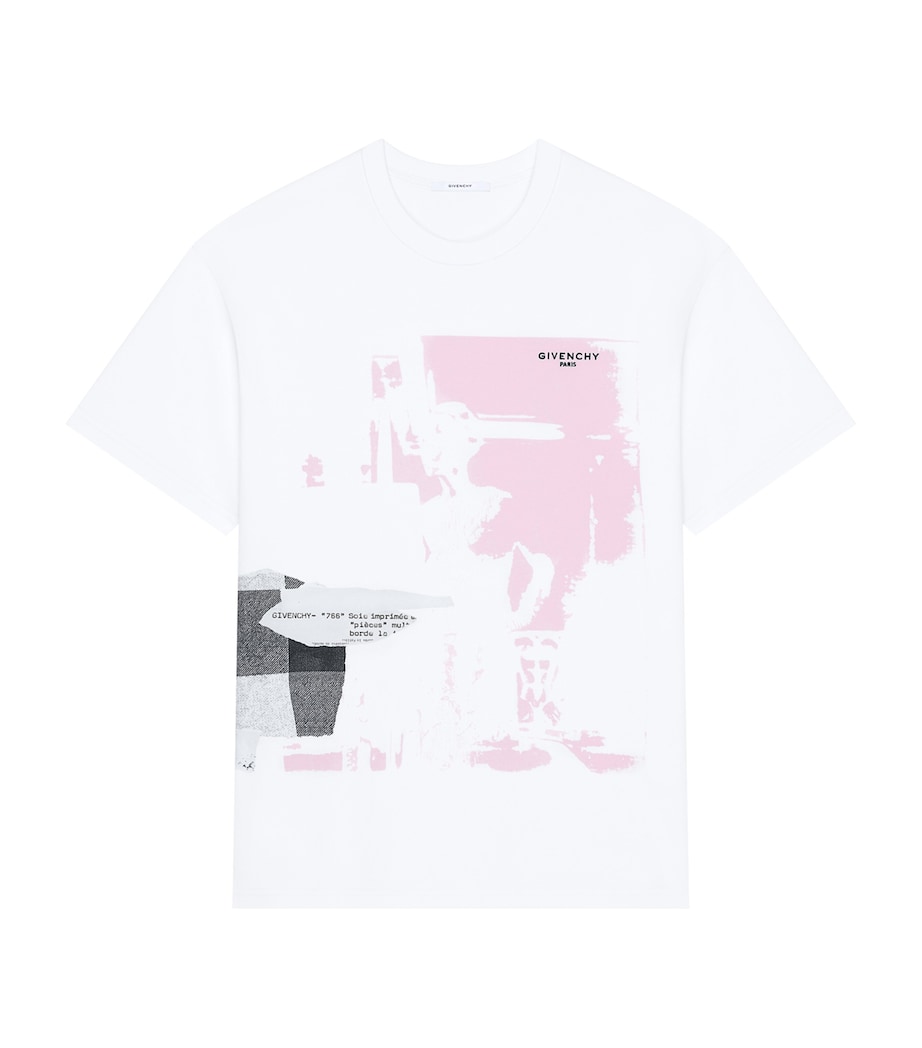 Givenchy Mens Cotton Printed T-Shirt Image 1