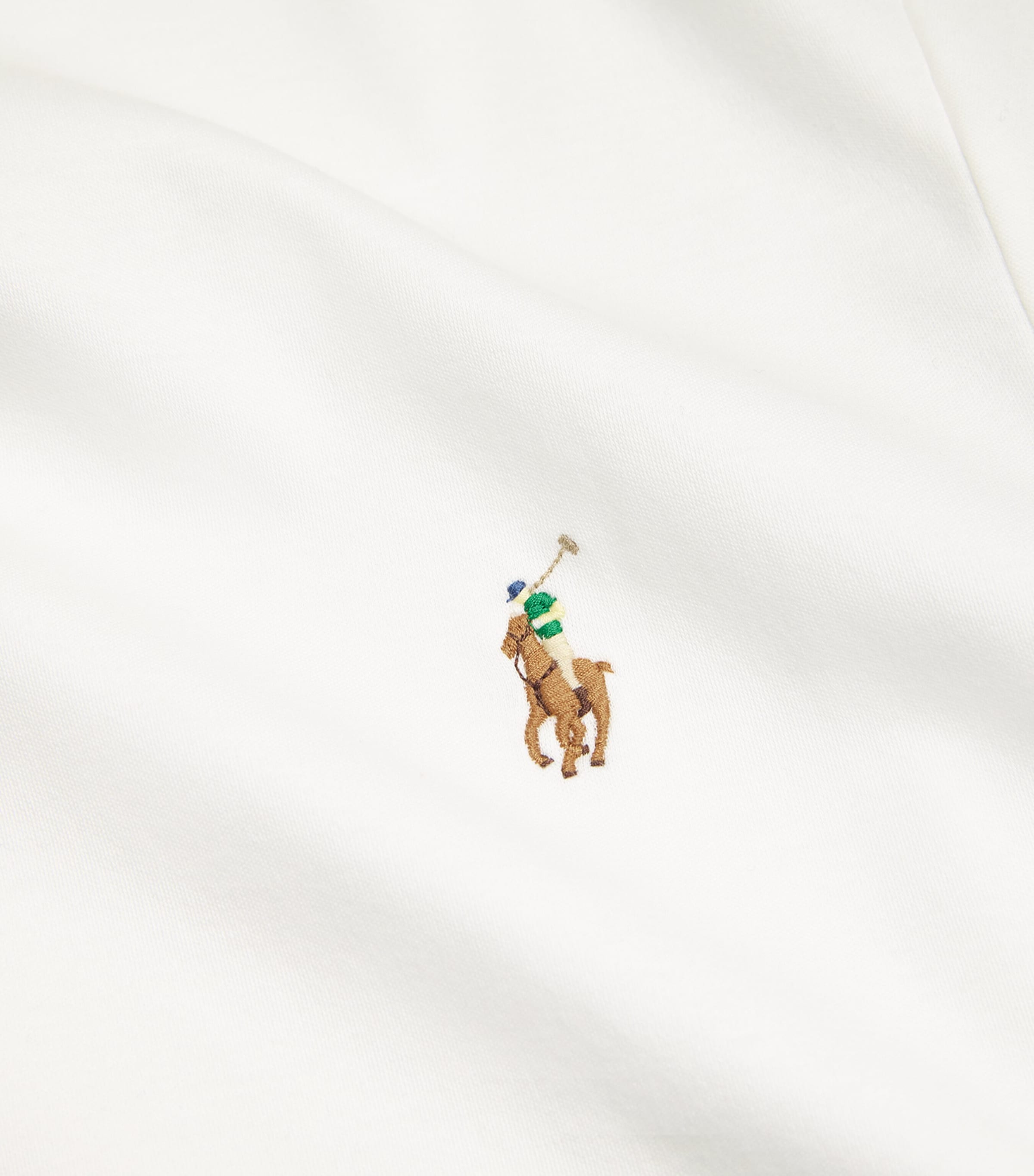 Pima Cotton Polo Pony T-Shirt WHITE Image 5
