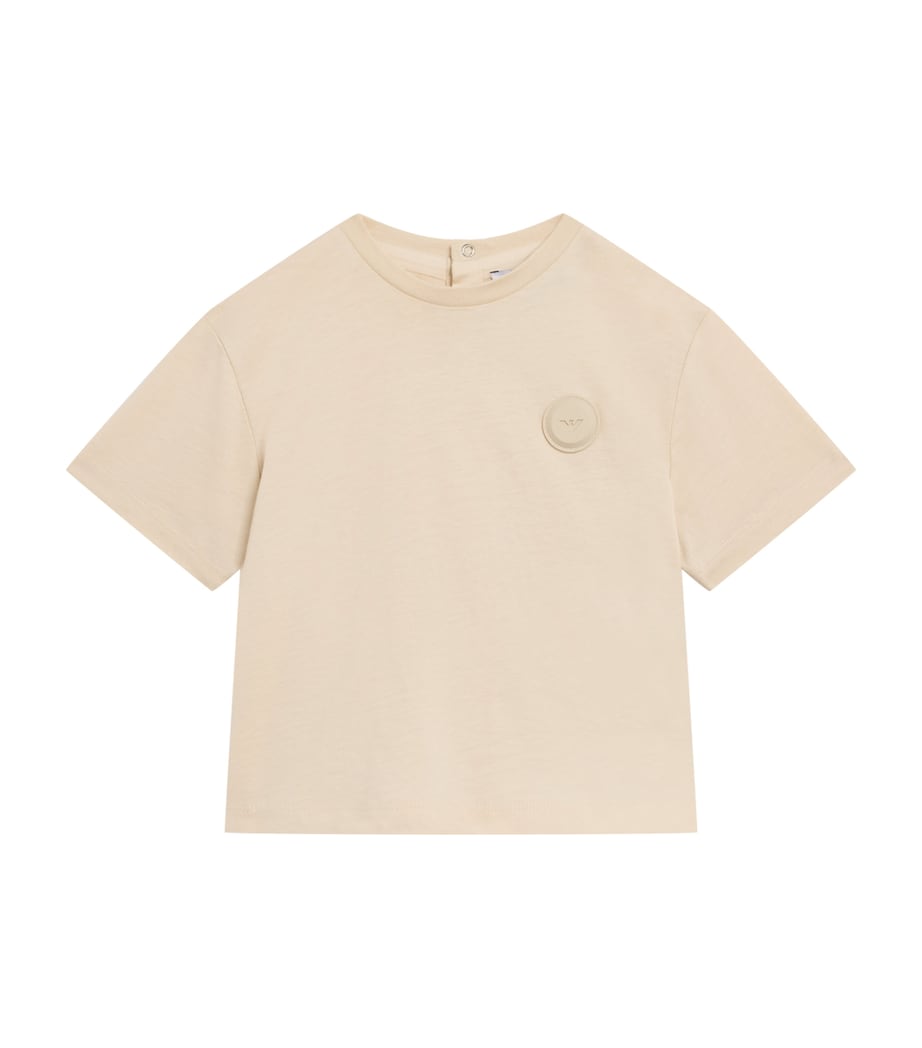 Cotton Eagle Logo T-Shirt (6-36 Months) FRENCH OAK Image 1