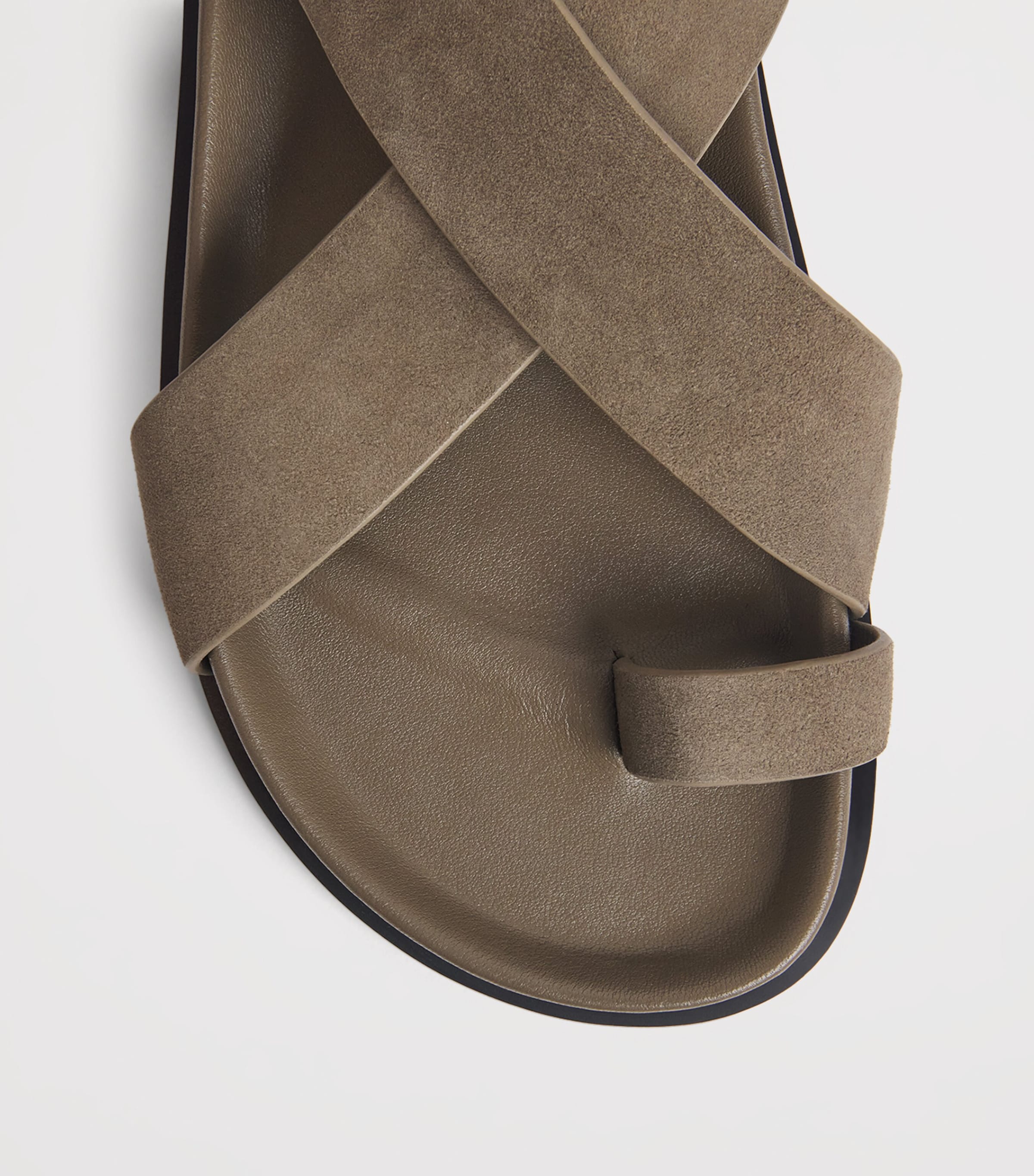 A.EMERY Suede Jalen Sandals Olive Suede Image 6