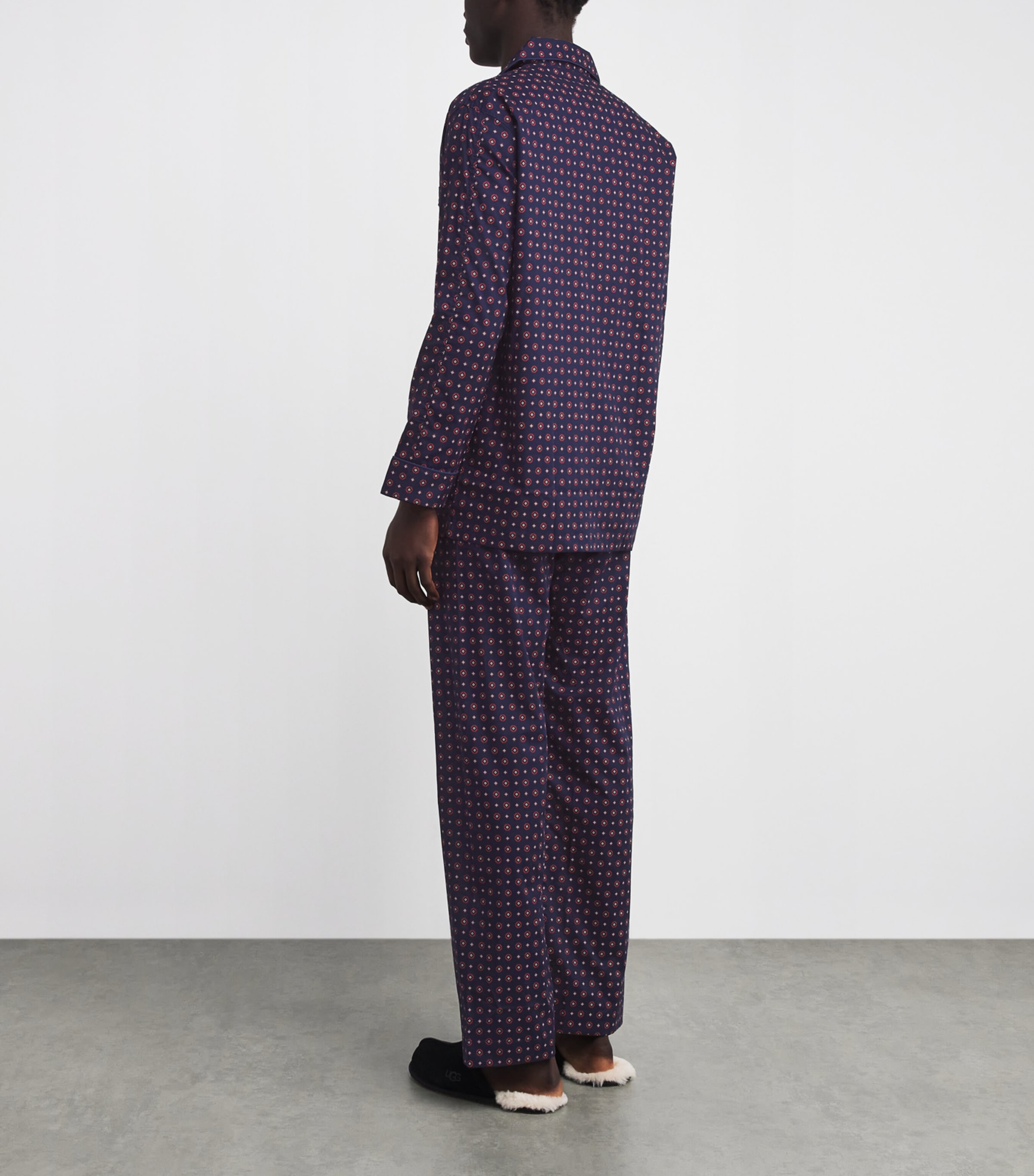 Cotton Printed Nelson Pyjama Set 107NAV Image 3