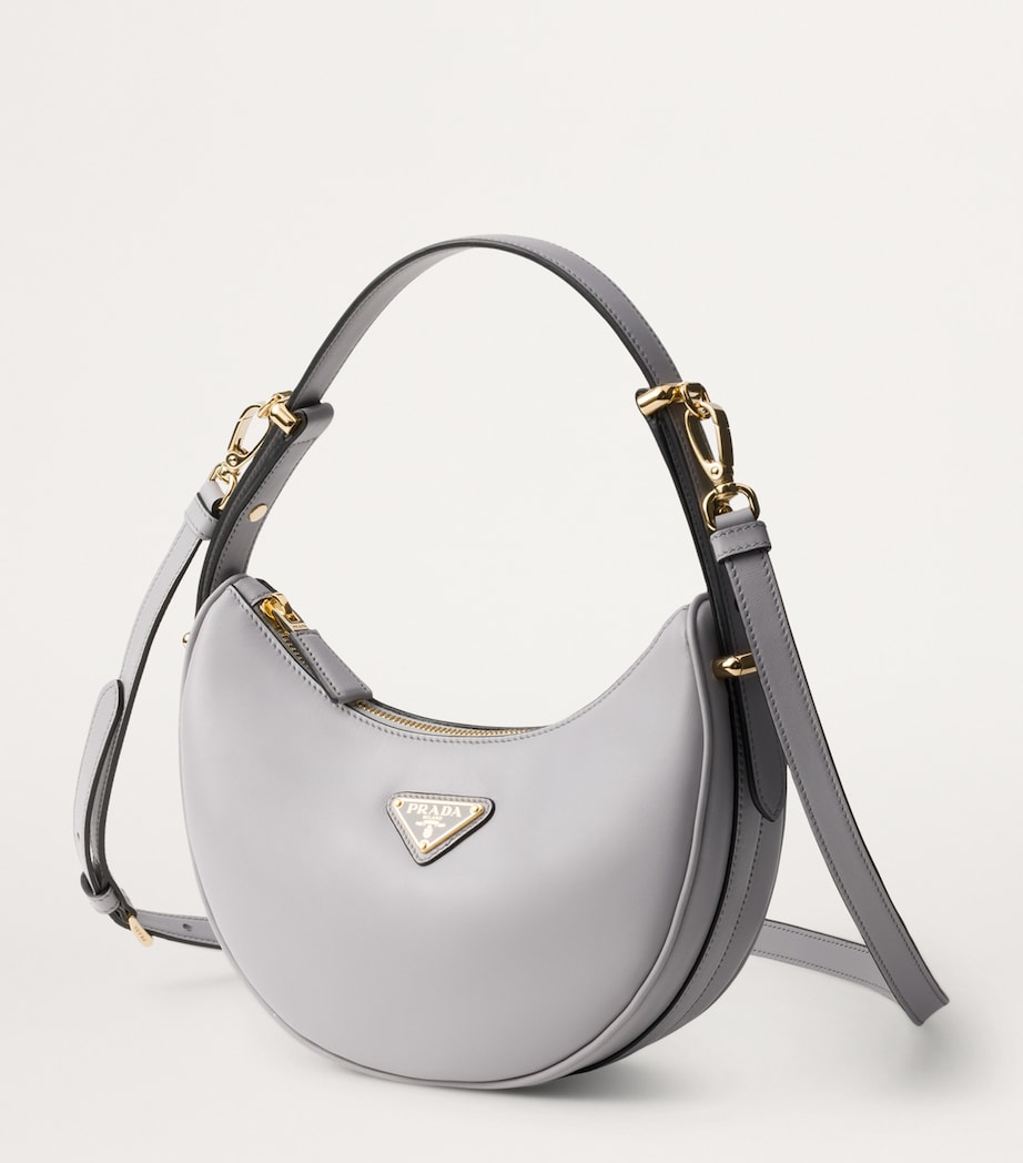 Leather Arqué Shoulder Bag F01IB Image 7