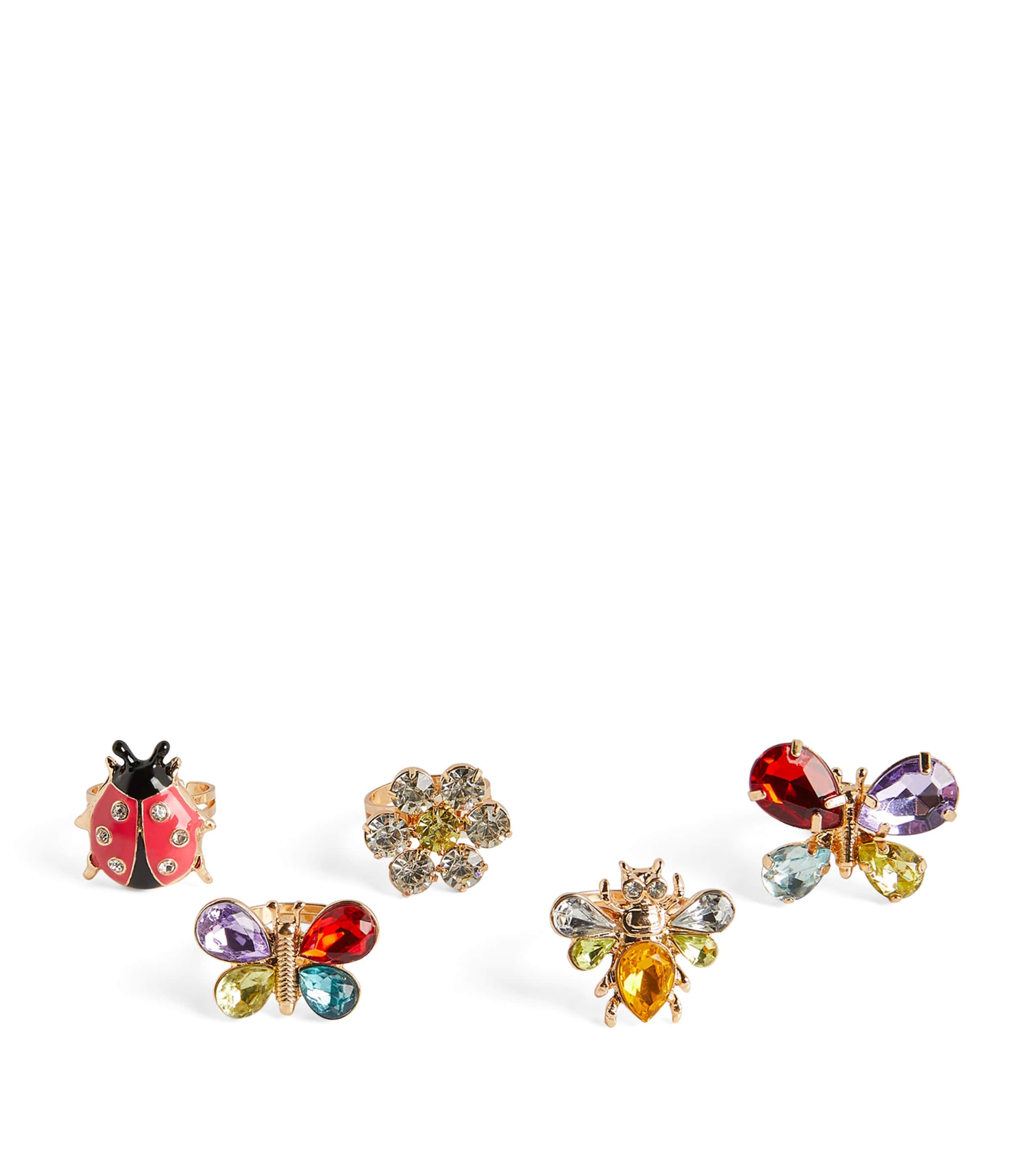 Super Smalls Garden Get-Together Rings (Set of 5) | Girls Accessories | Jewellery & Watches | Toys | Kids' Costumes
