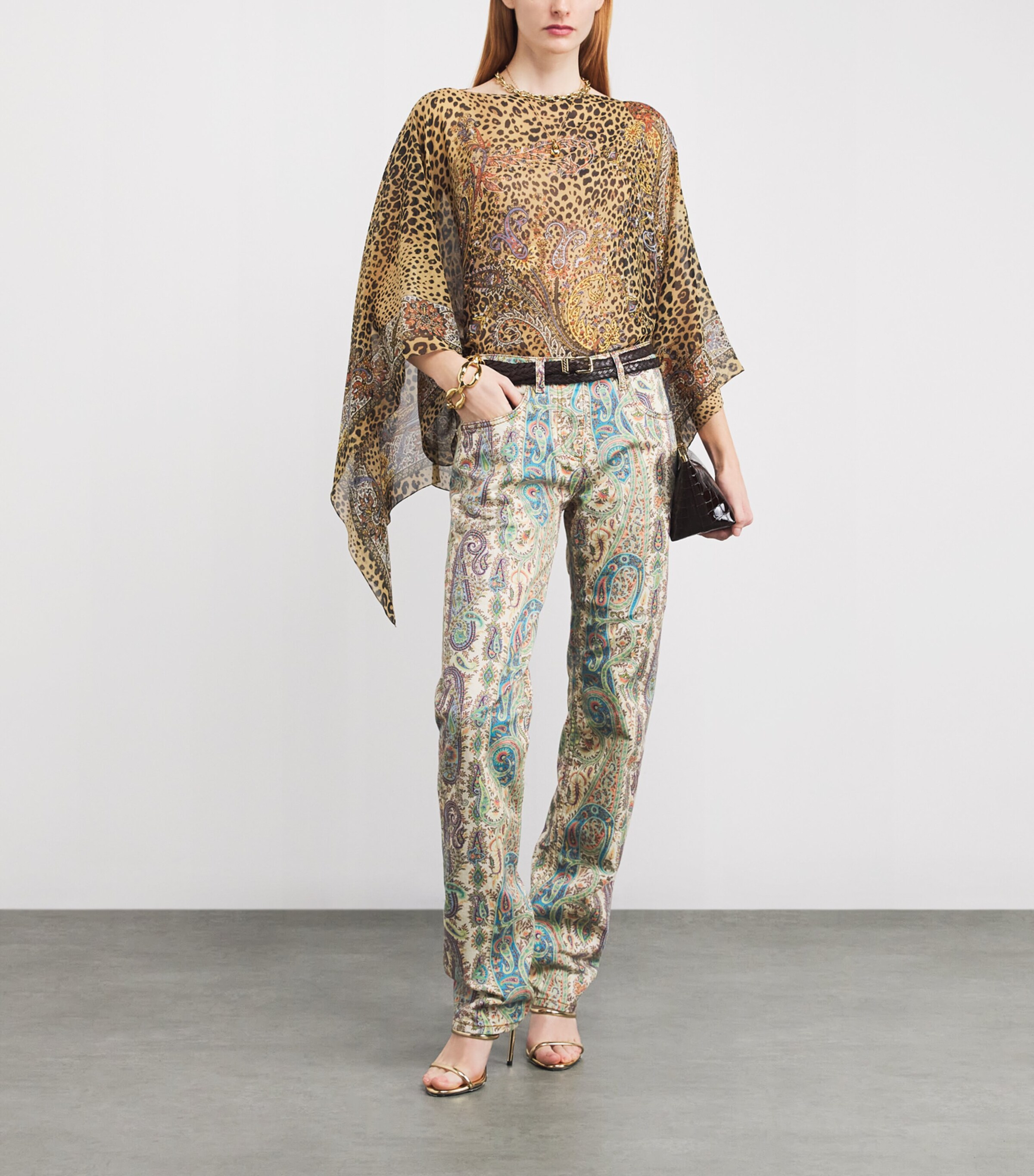 Calfskin Braided Belt M0696 Image 3