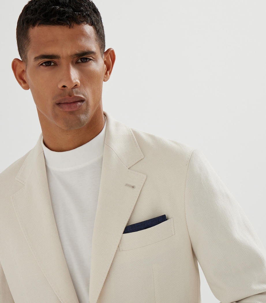 Silk Logo Pocket Square CYL52 Image 2