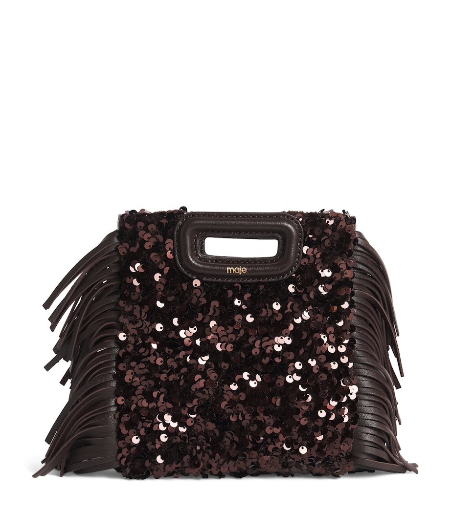 Sequin M Mini Bag BROWN Image 1