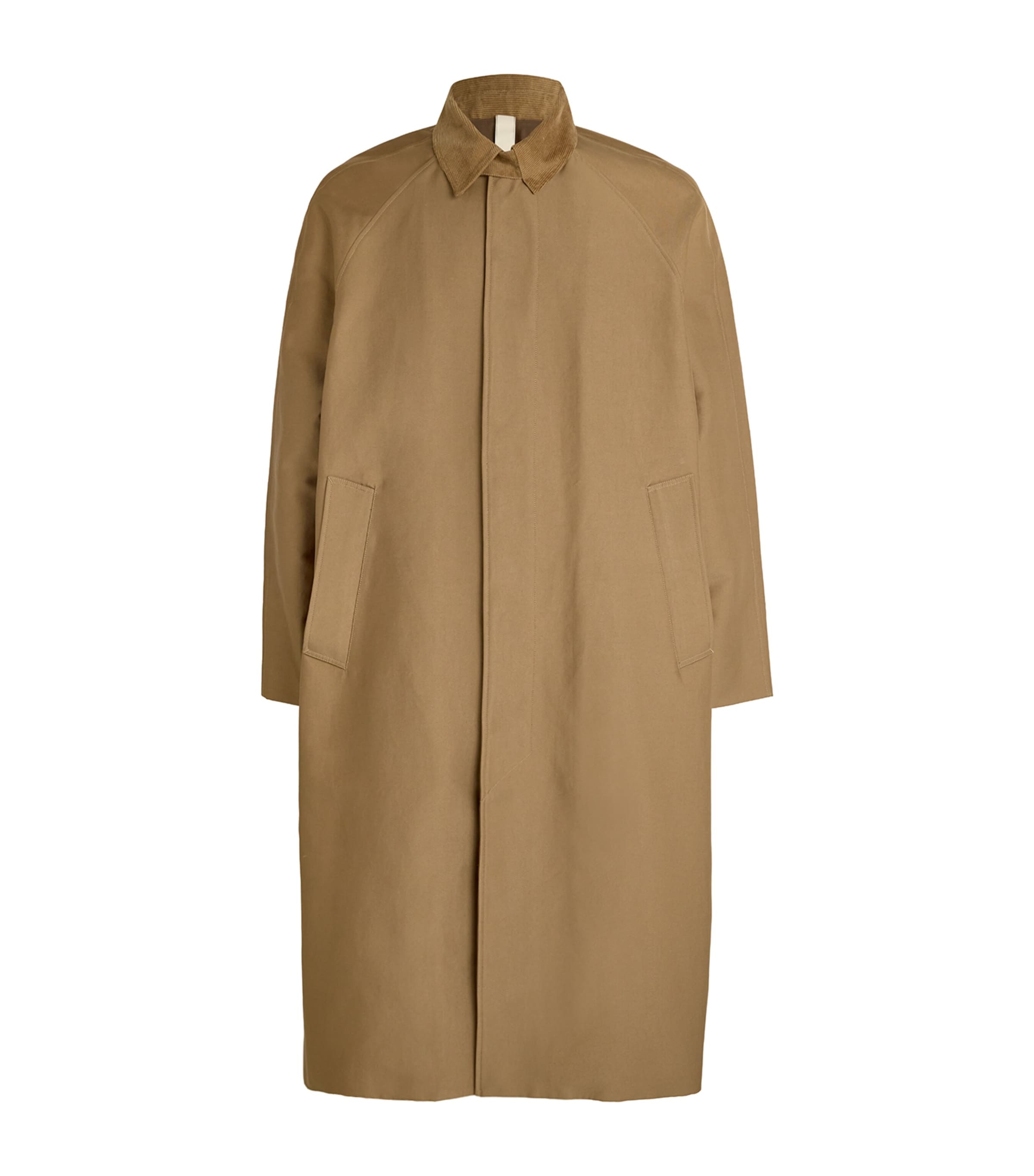 Sunflower Cotton-blend Raglan Coat In Beige