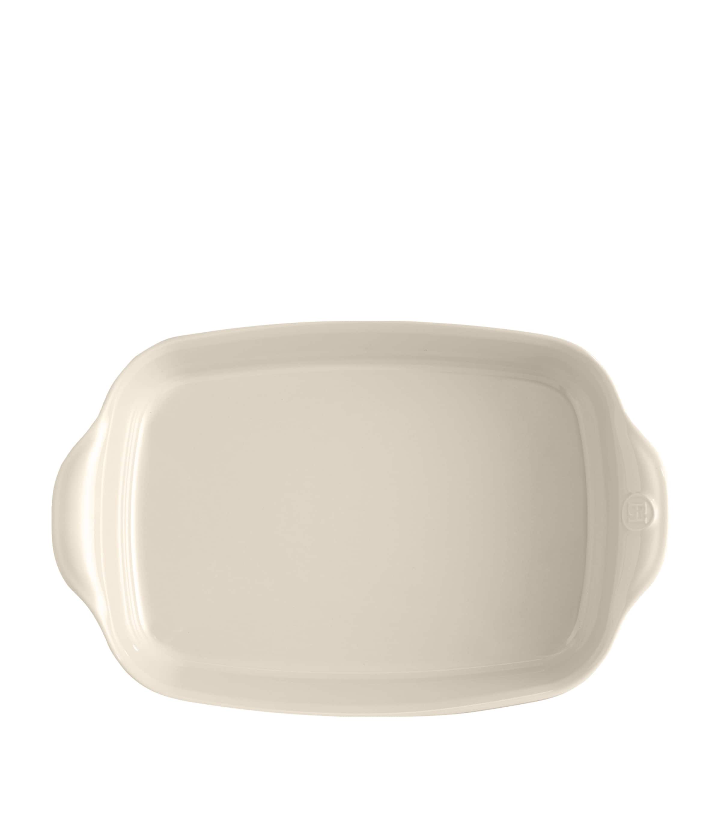 Emile Henry Large Baking Dish (36.5cm) Cream Image 4