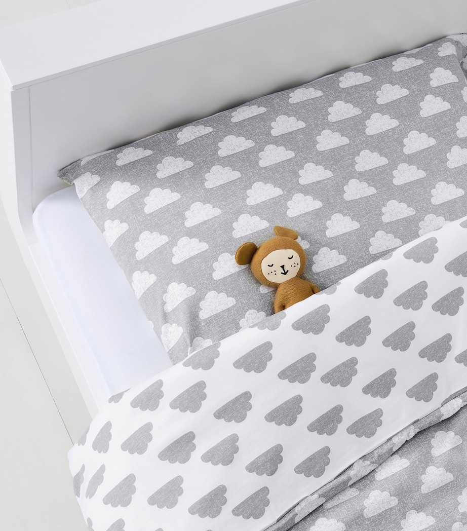 4.0 Tog Duvet and Pillow Cot Set WHITE Image 3