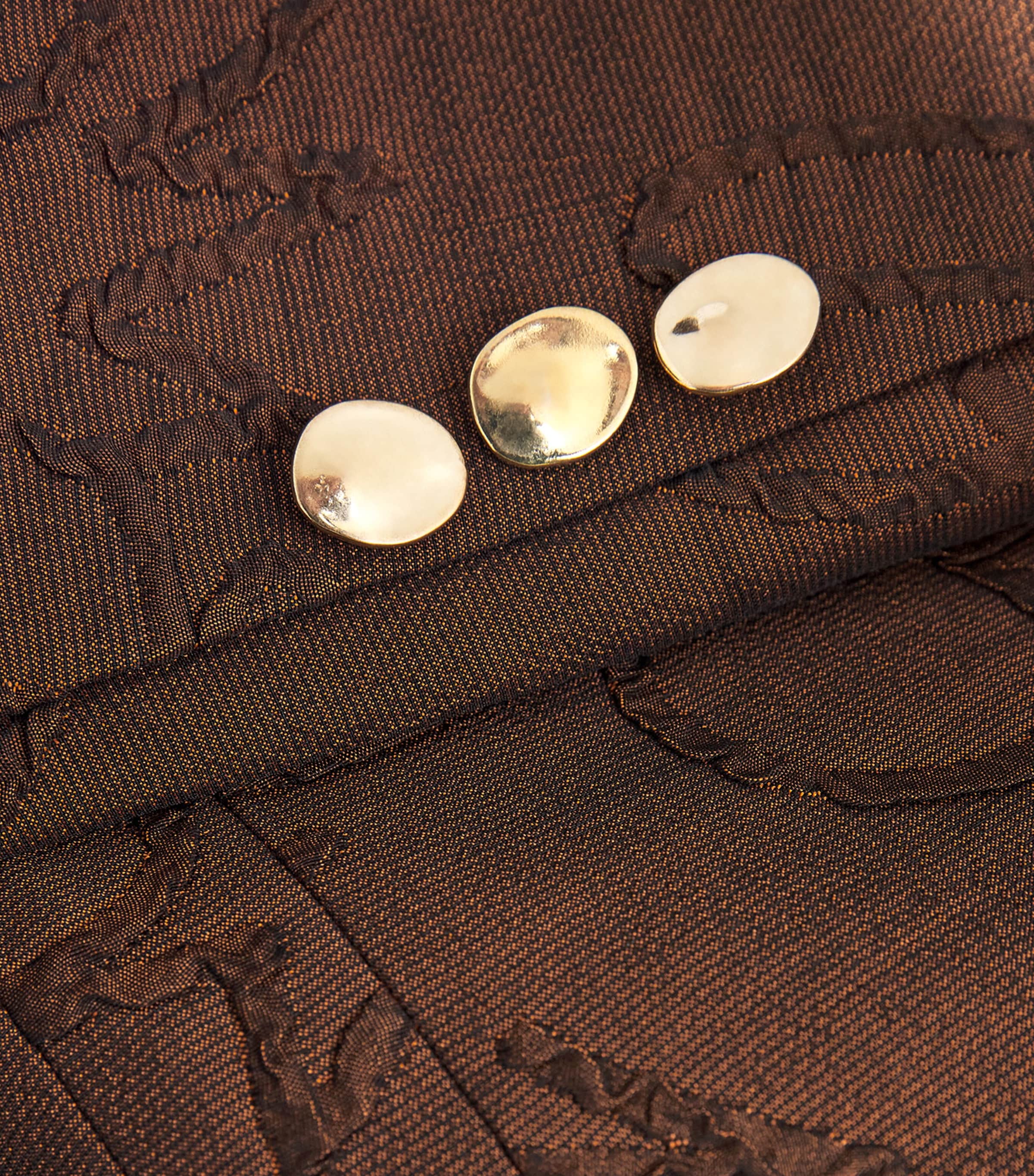 Christie Brown Brown Appliqué Button-Up Blazer | Harrods UK