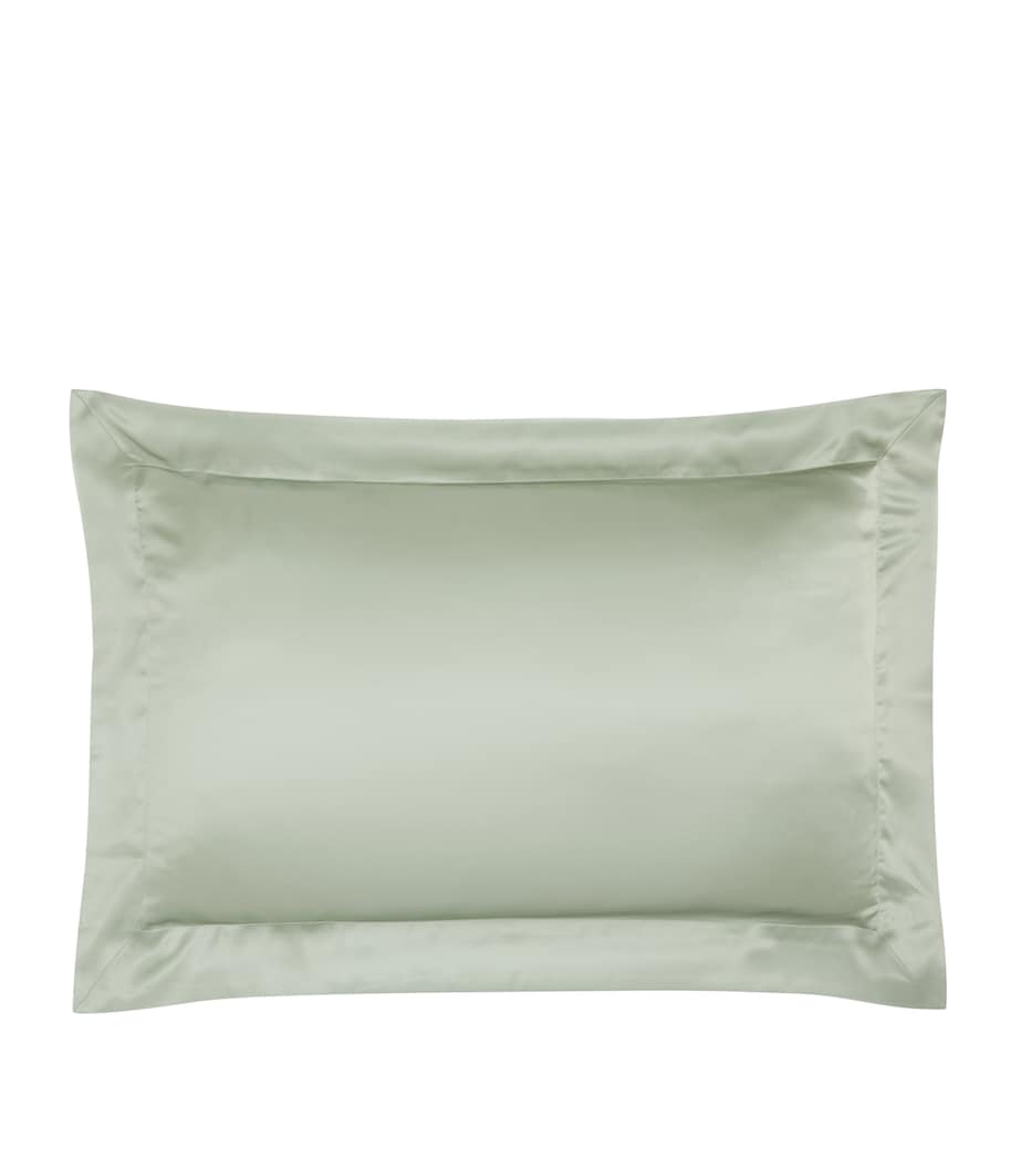 Silk King Oxford Pillowcase (50cm x 90cm) SAGE Image 1